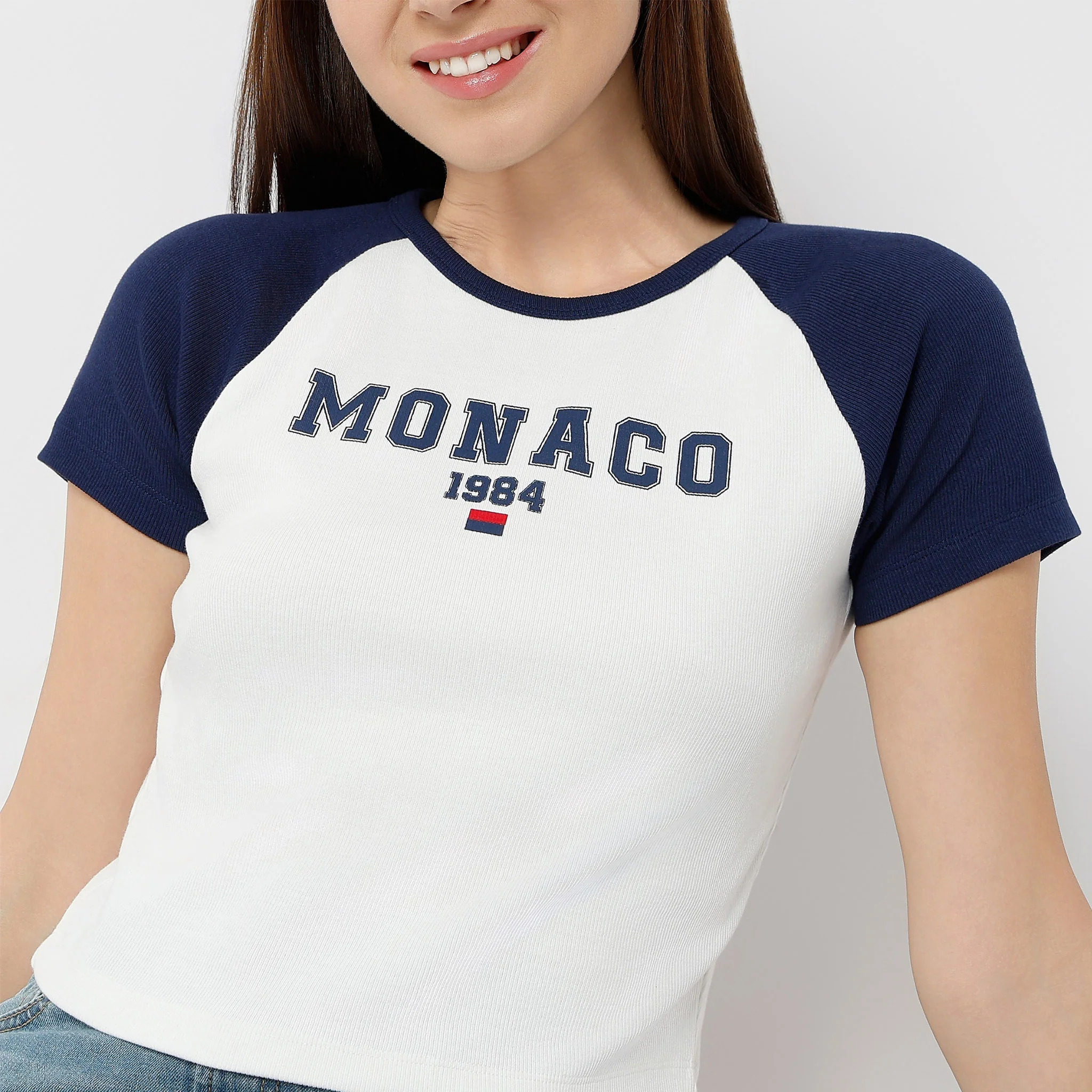 Betty Graphic Fitted Crop T-Shirt - Image 5