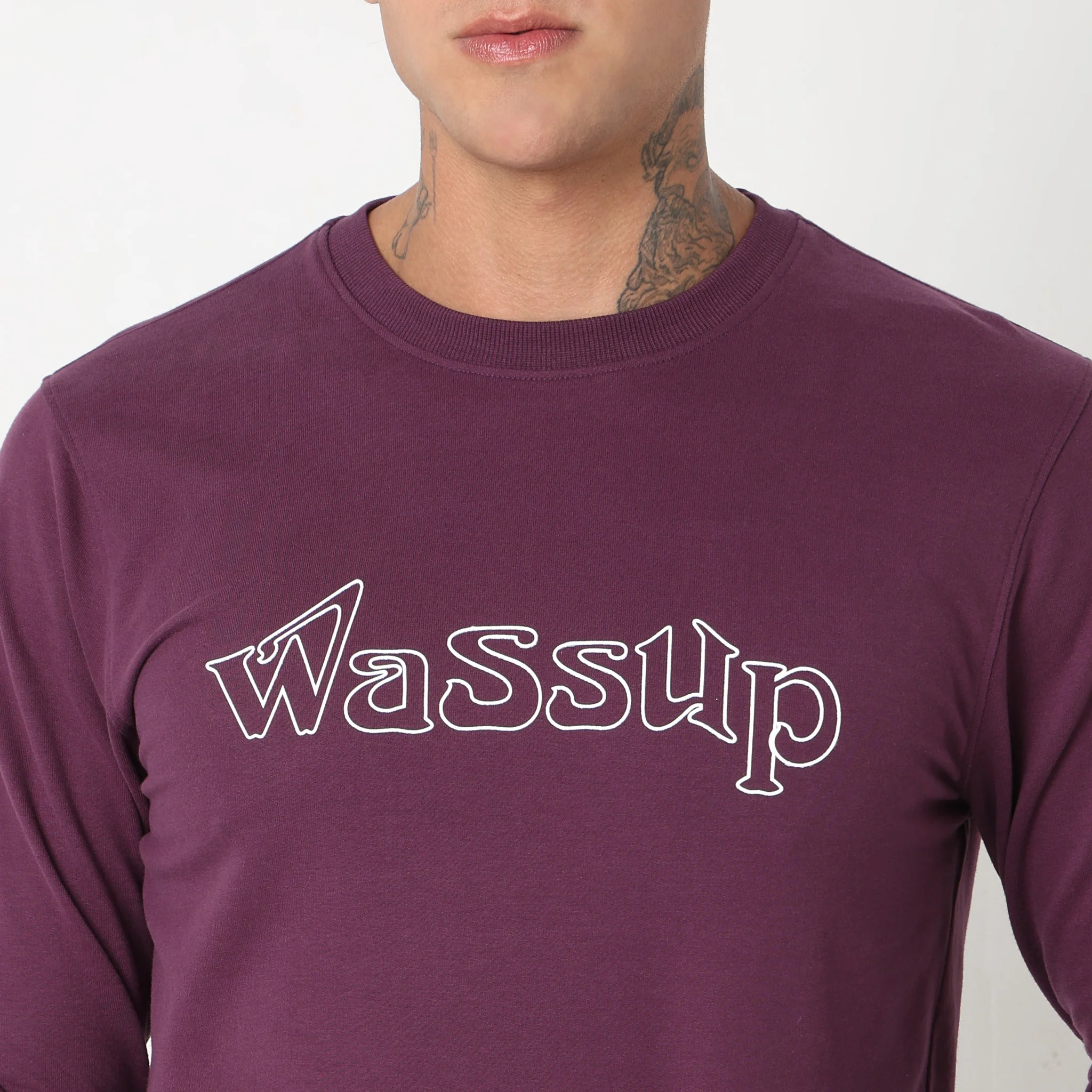 Knitted Graphic Sweat Tee - Image 5