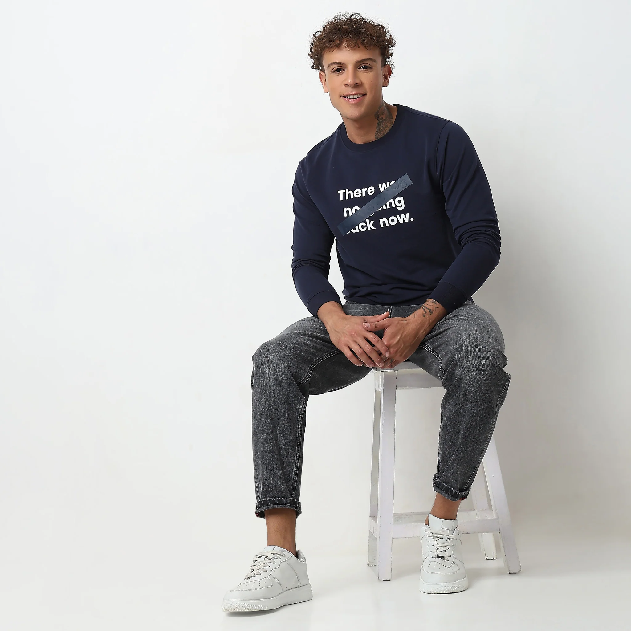 Regular Fit Graphic Sweat Tee