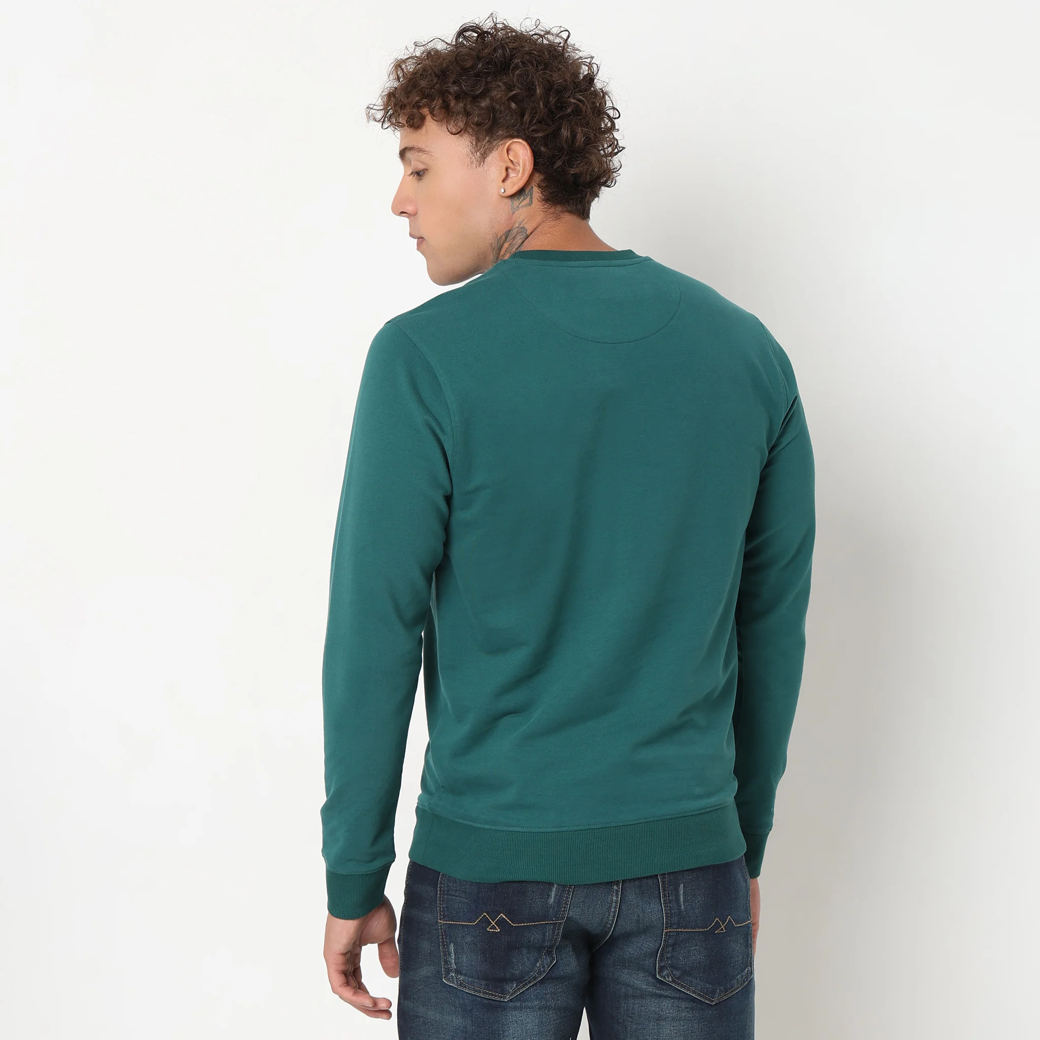 Knitted Graphic Sweat Tee - Image 3