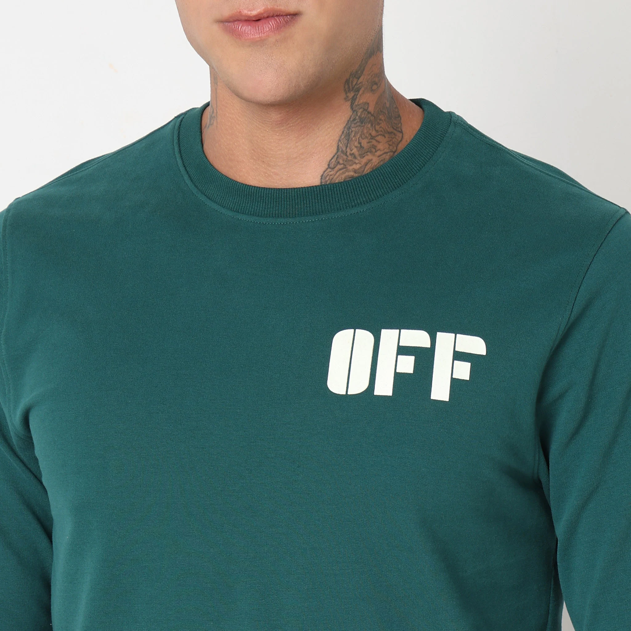 Knitted Graphic Sweat Tee - Image 5