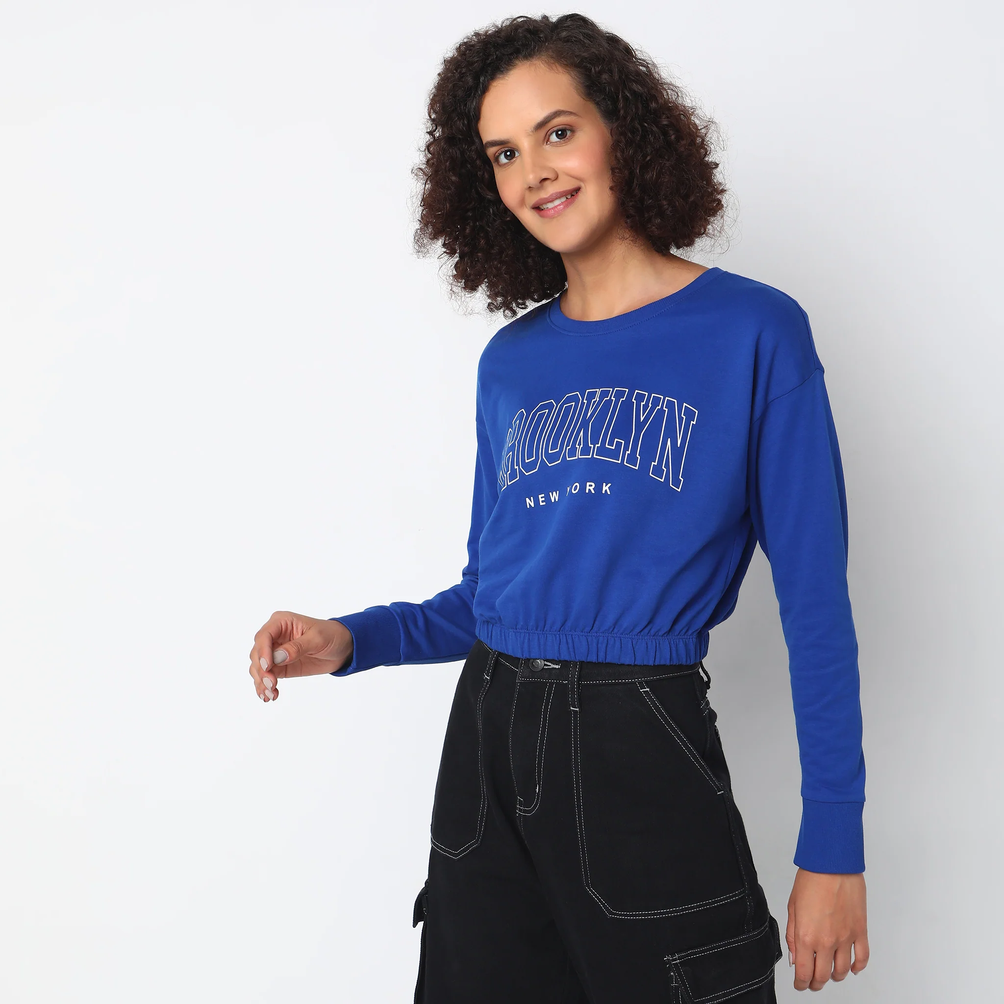 Regular Fit Graphic Sweatshirt - Image 5