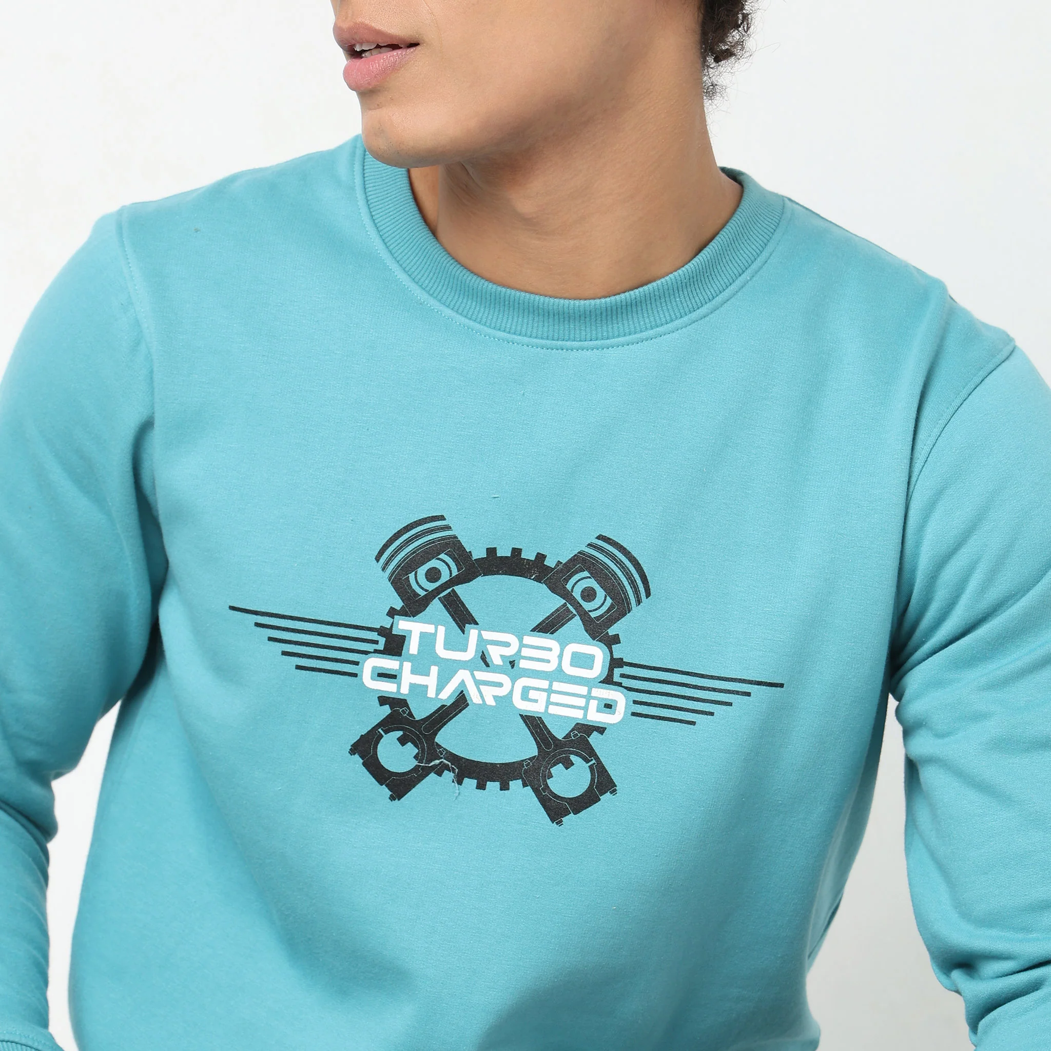 Regular Fit Graphic Sweatshirt - Image 4