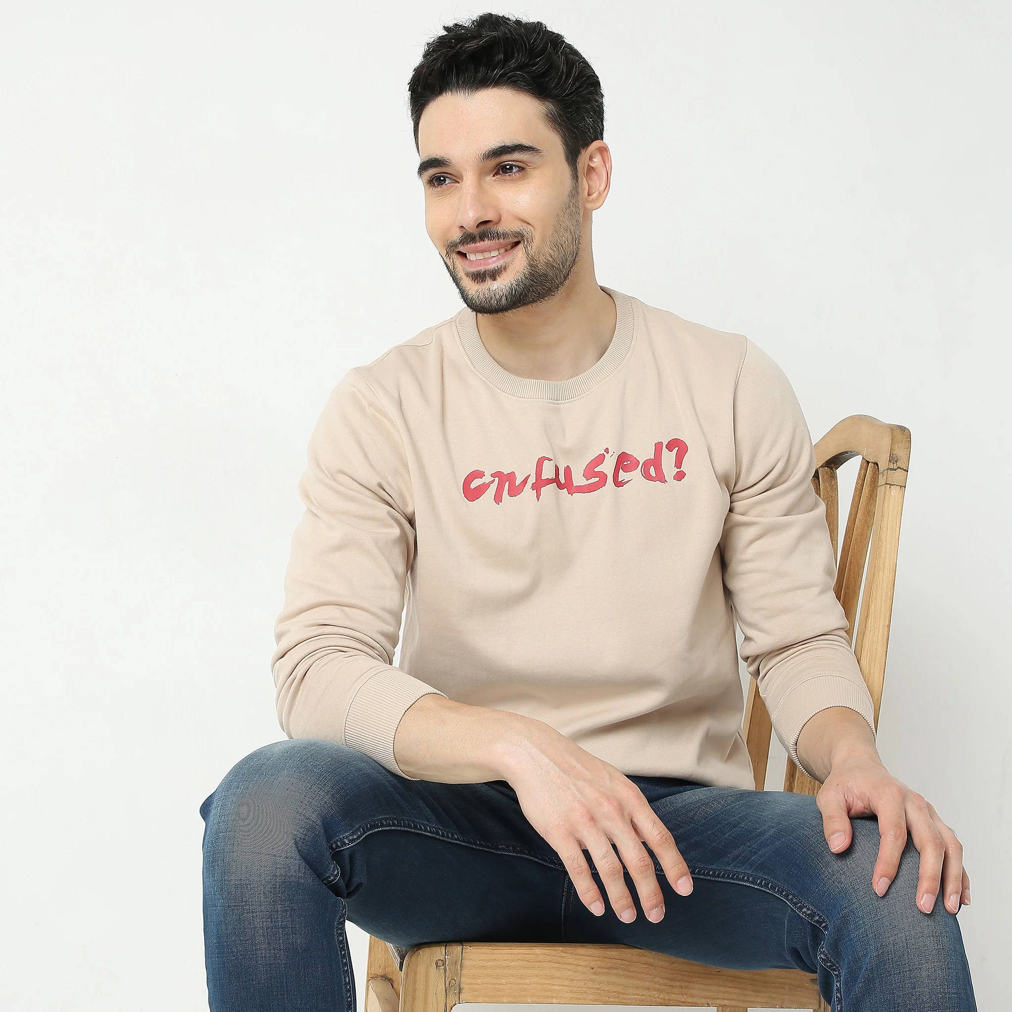 Regular Fit Graphic Sweatshirt - Image 4
