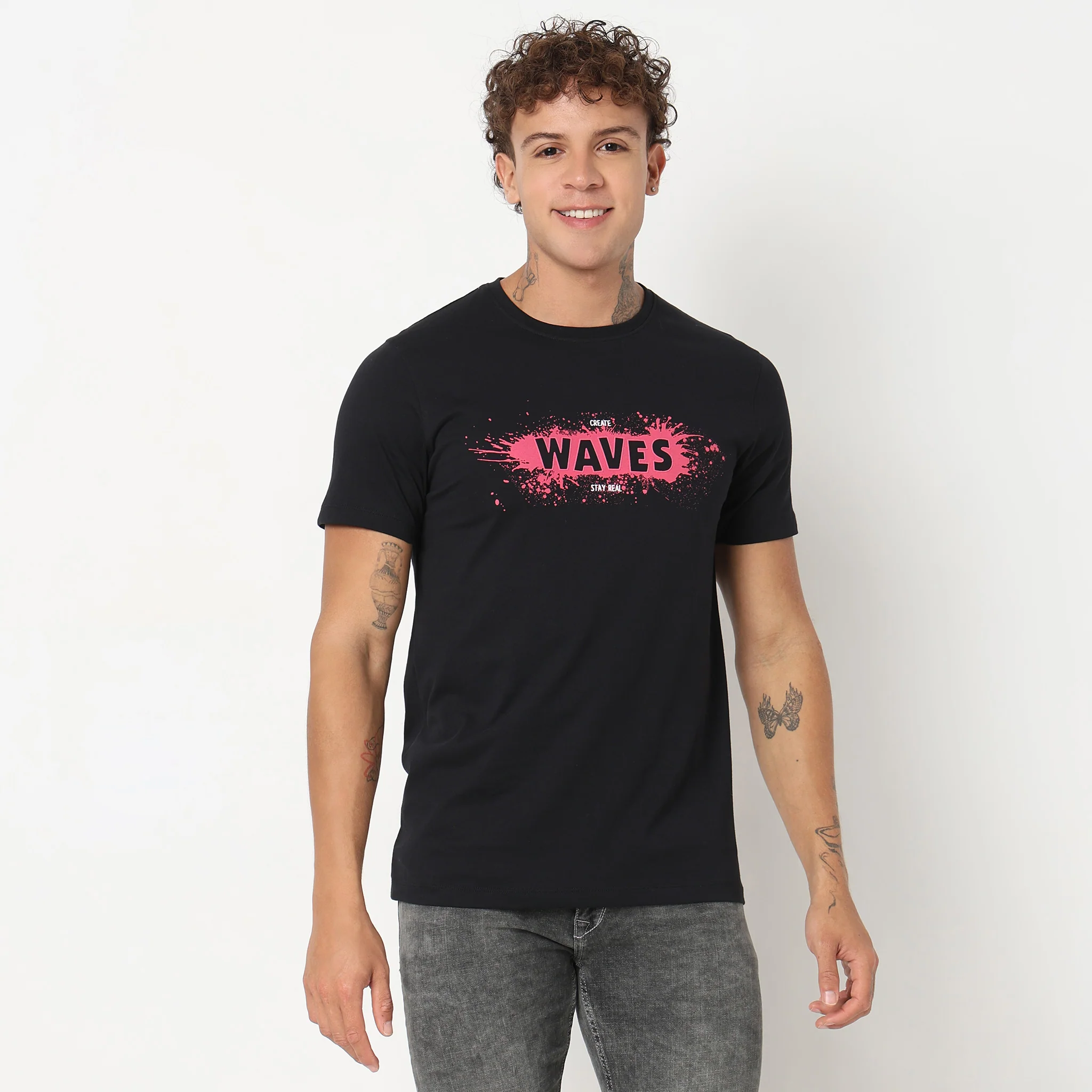 Regular Fit Graphic T-Shirt - Image 2