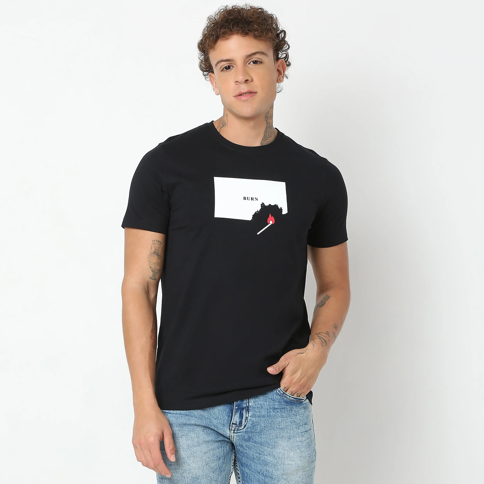 Regular Fit Graphic T-Shirt - Image 2