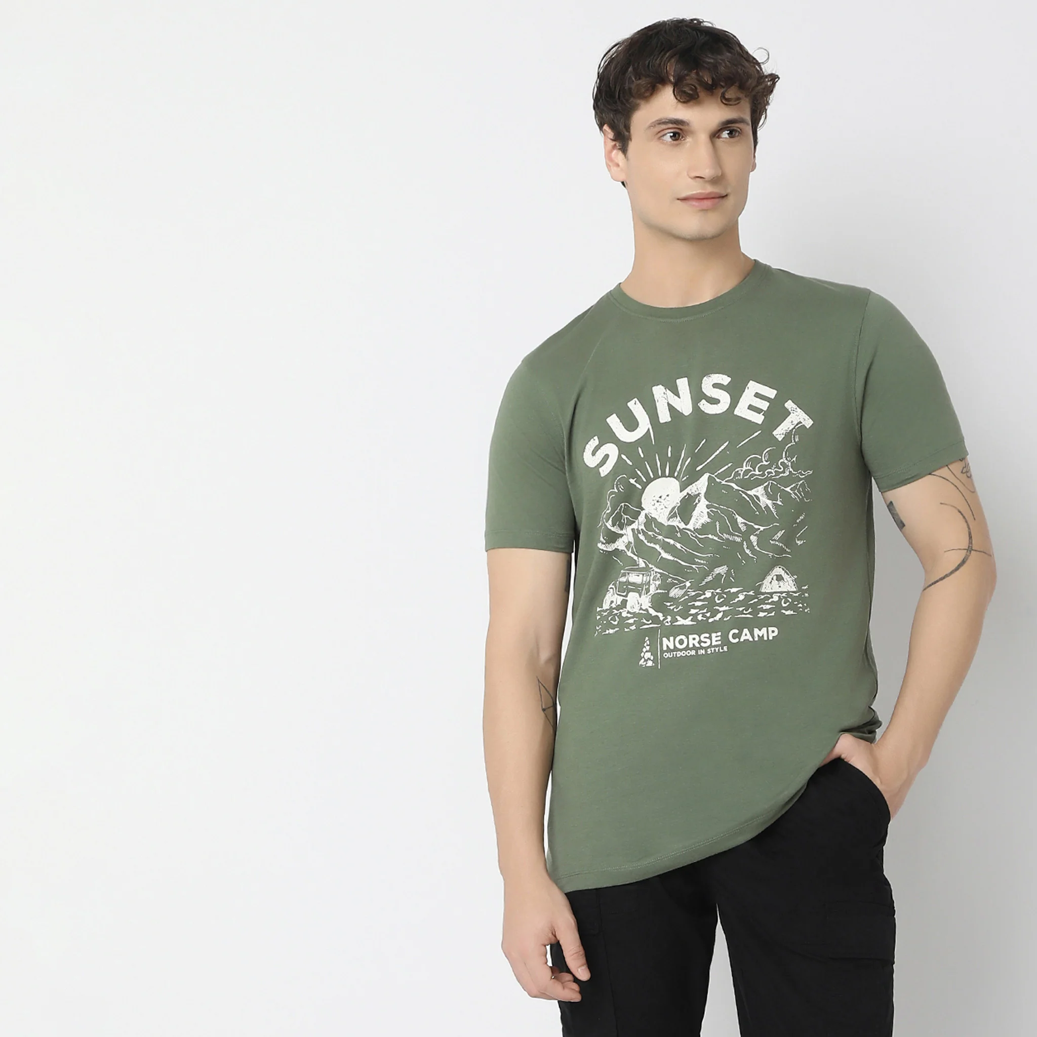 Graphic Tees - Cotton Jersey Regular Fit T-Shirt - Image 2