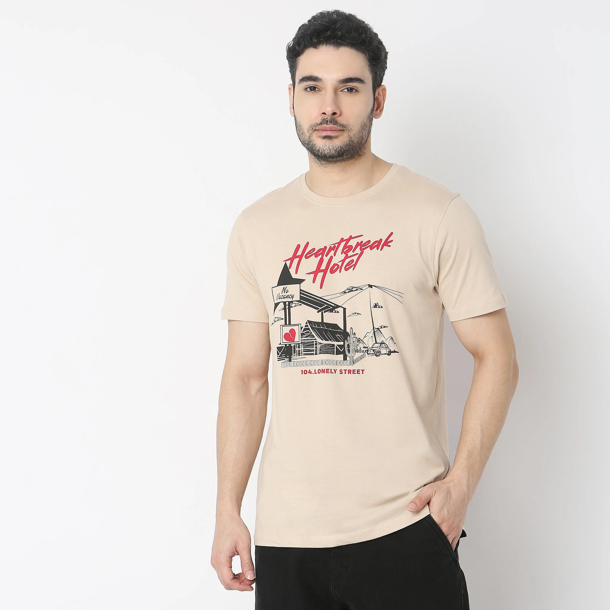 Regular Fit Graphic T-Shirt - Image 2