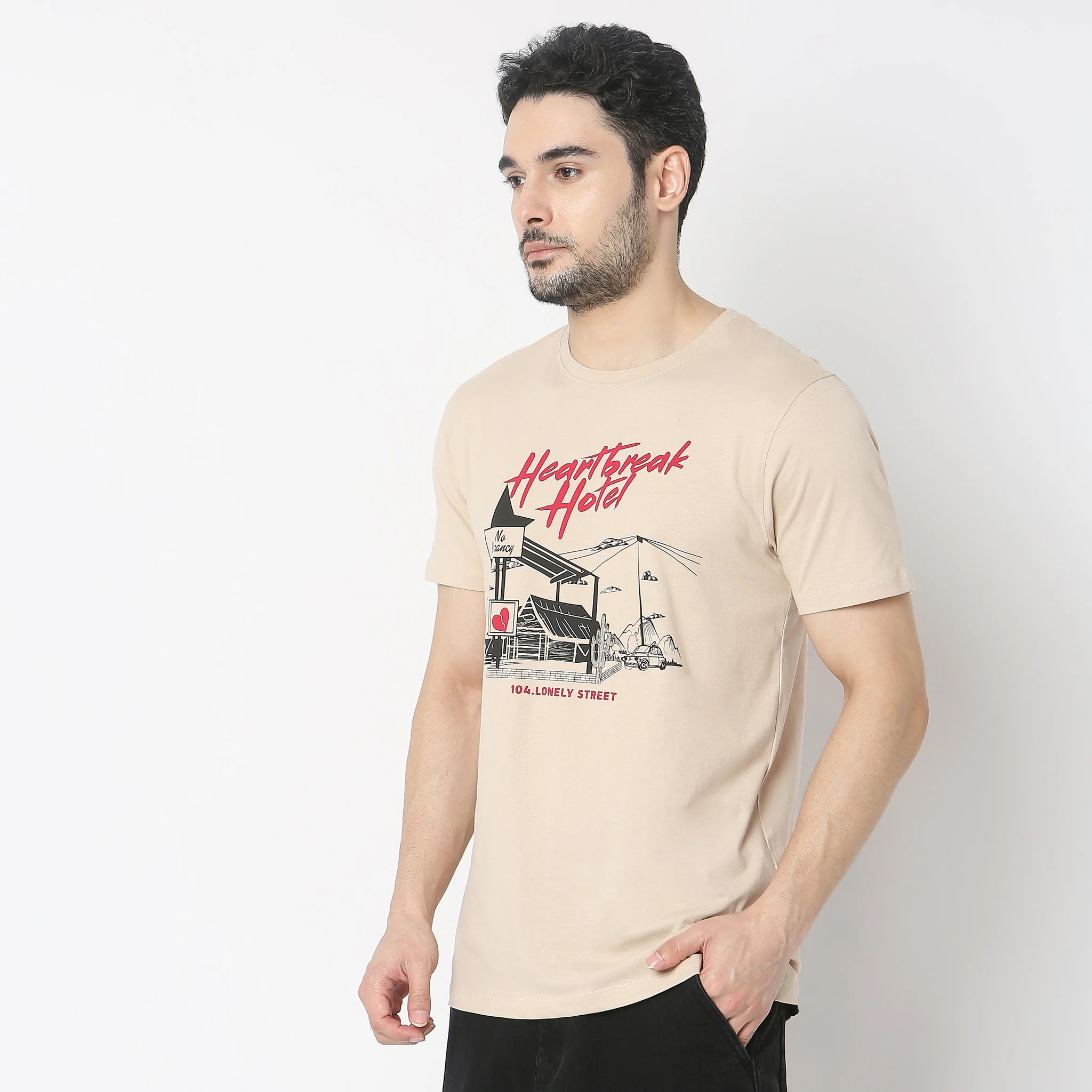 Regular Fit Graphic T-Shirt - Image 5