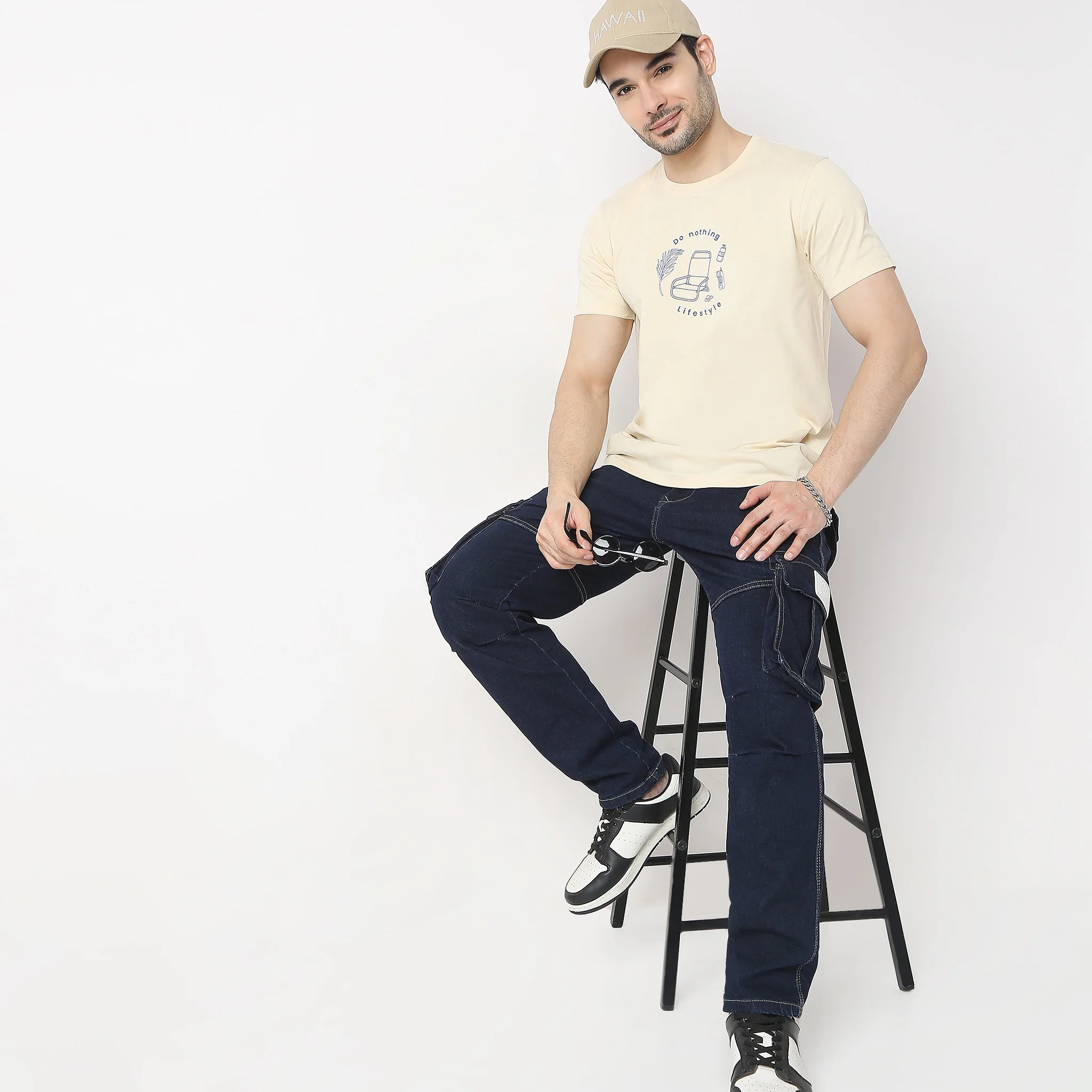 Knitted Graphic T-Shirt