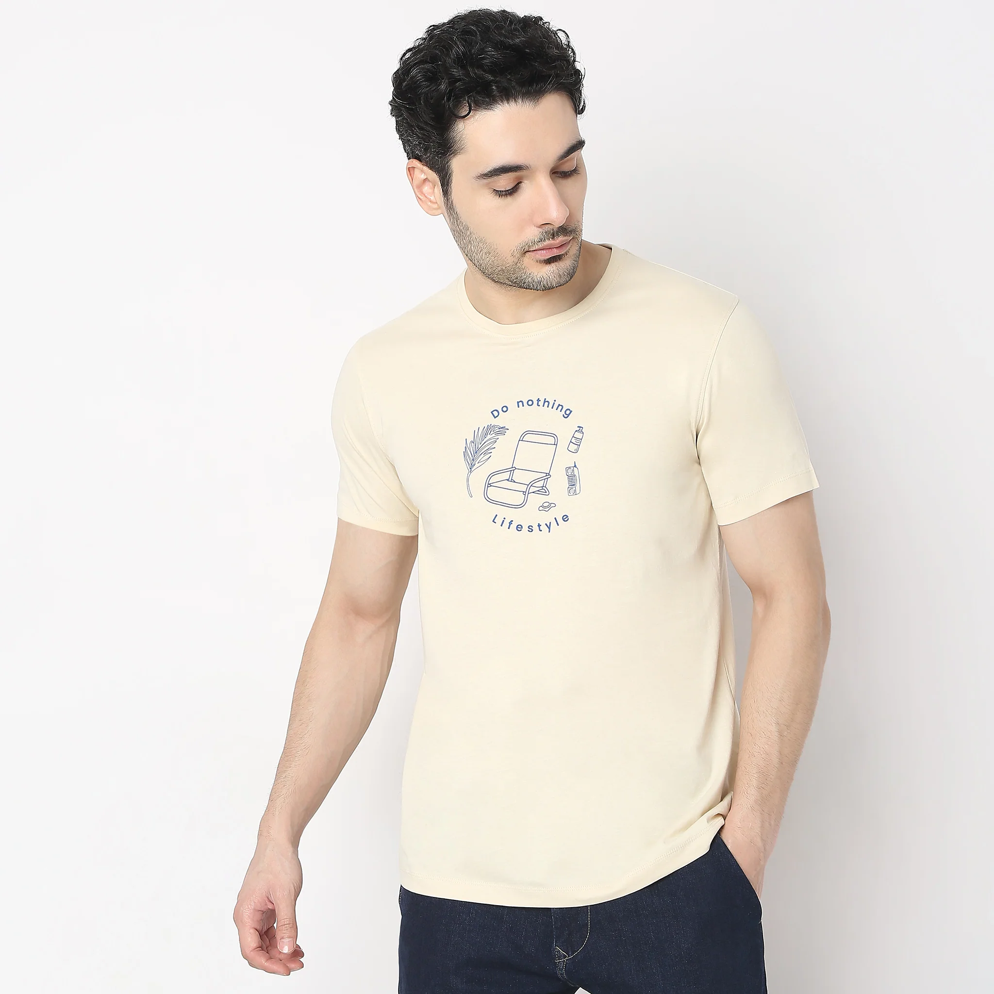 Knitted Graphic T-Shirt - Image 2