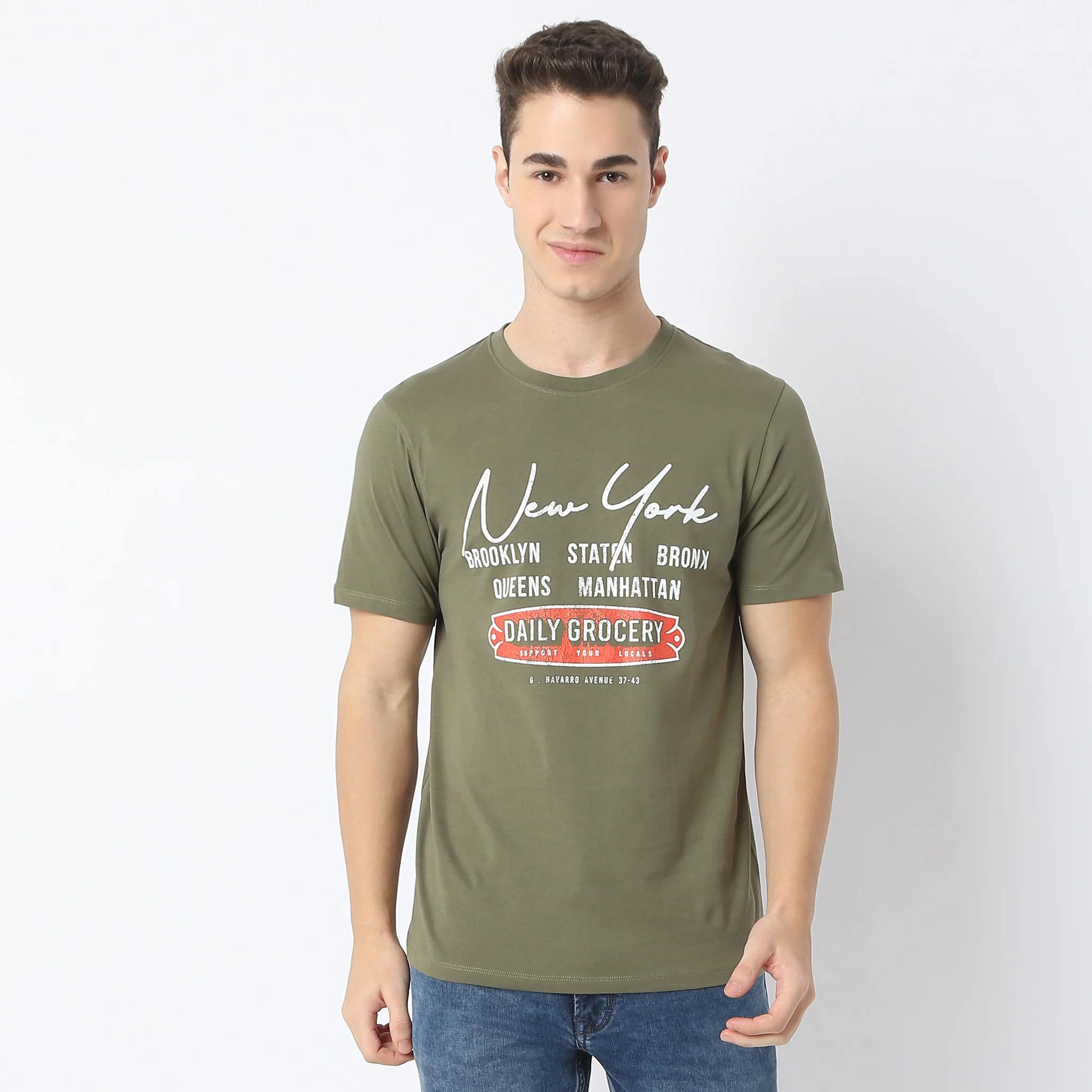 Graphic Tees - Cotton Jersey Regular Fit T-Shirt - Image 2