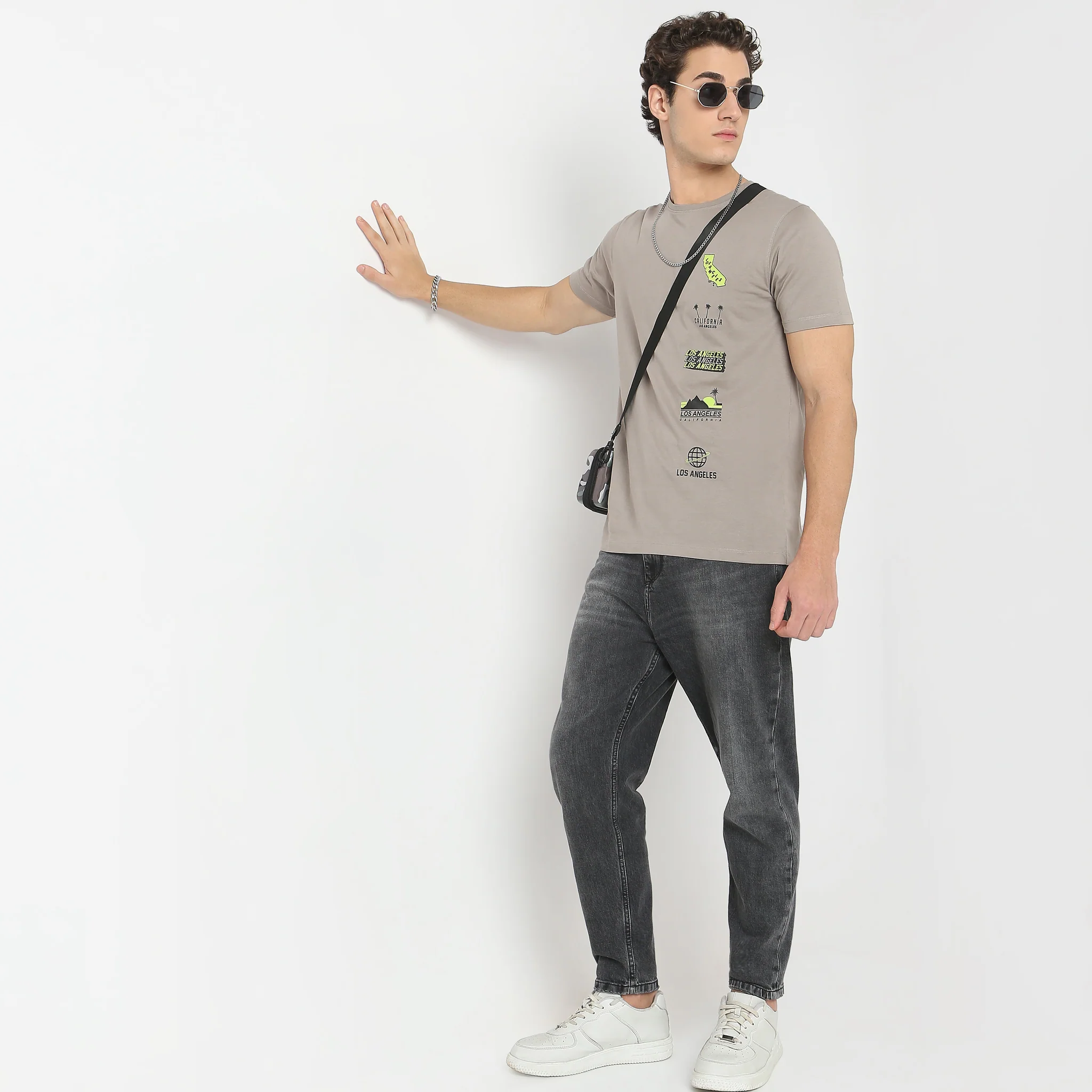 Knitted Graphic T-Shirt