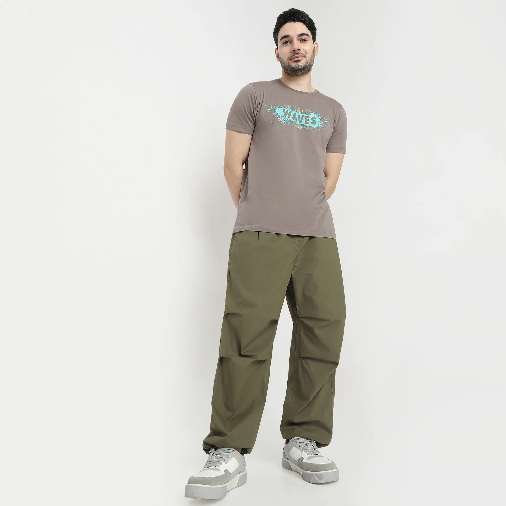Graphic Crew Neck Cotton T-Shirt