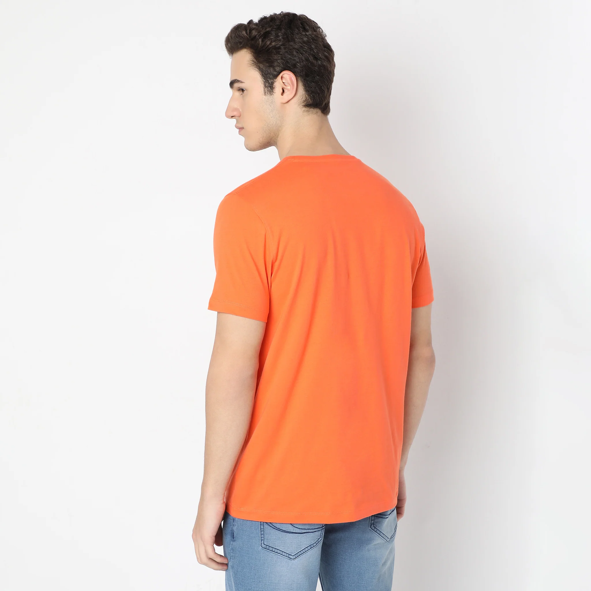 Graphic Crew Neck Cotton T-Shirt - Image 3