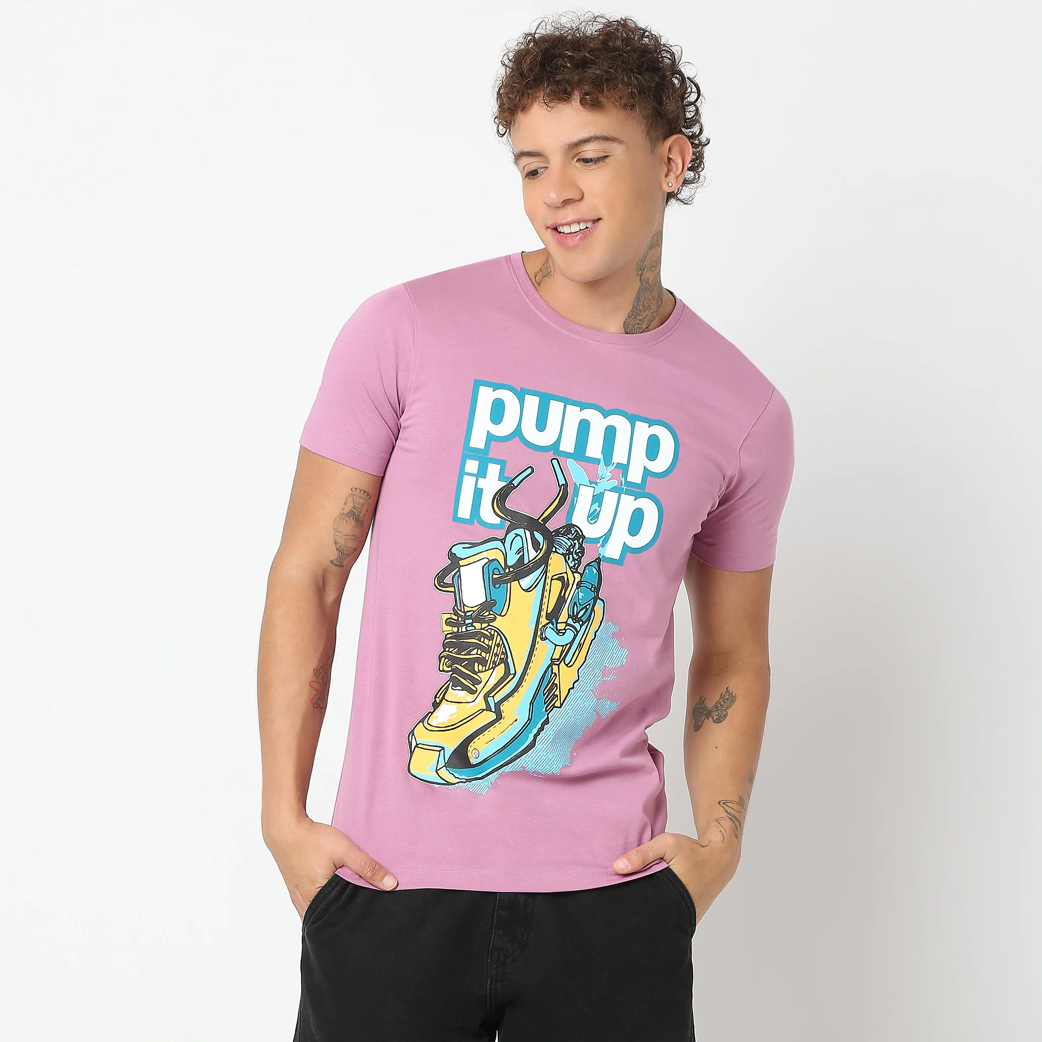 Knitted Graphic T-Shirt - Image 2