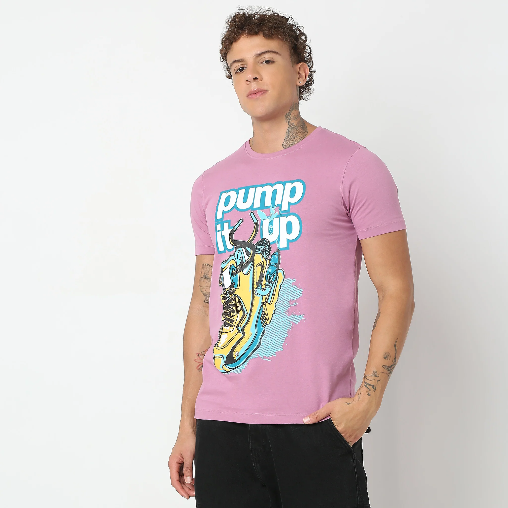 Knitted Graphic T-Shirt - Image 4