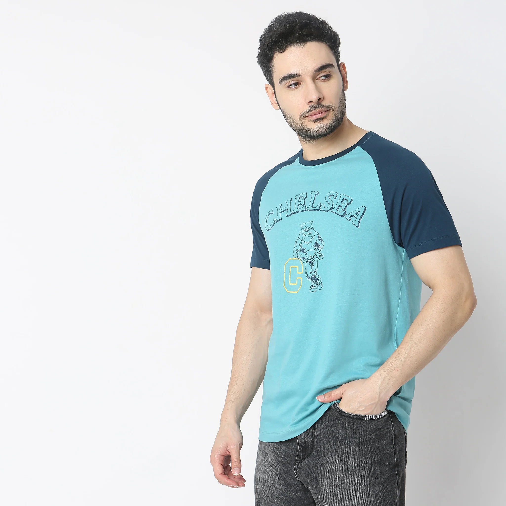 Knitted Graphic T-Shirt - Image 4