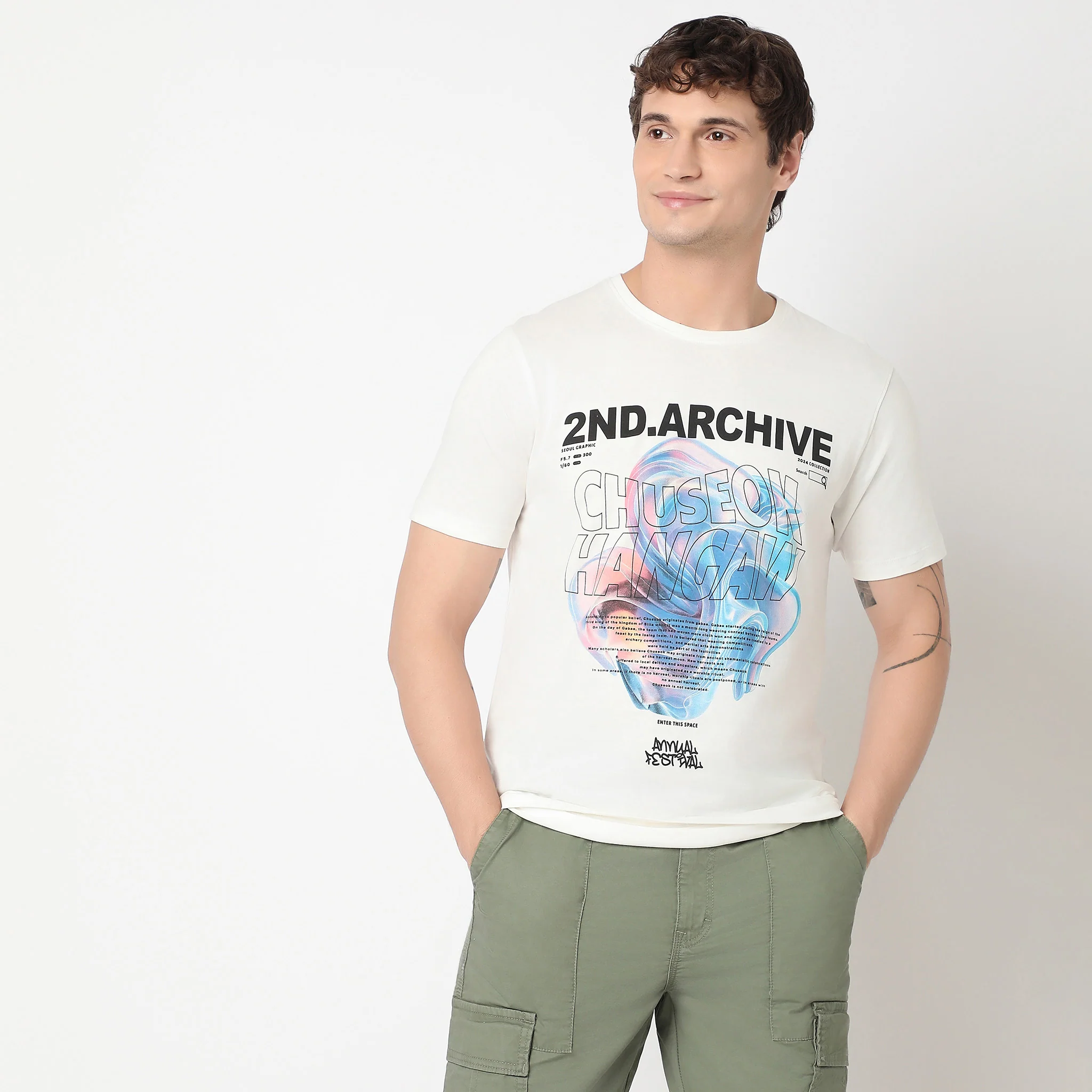 Regular Fit Graphic T-Shirt - Image 2