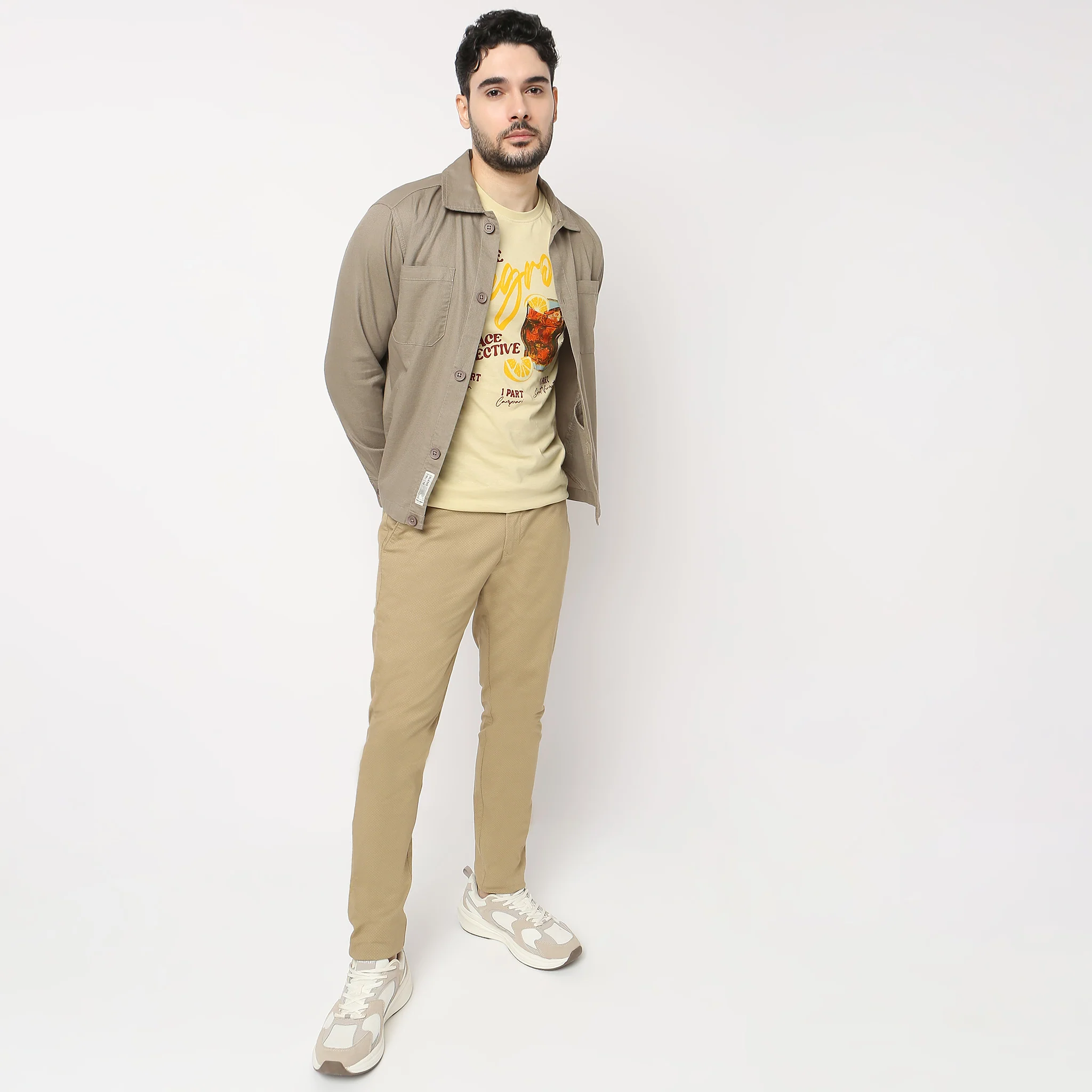 Large Graphic Tees - Cotton Jersey Regular Fit T-Shirt