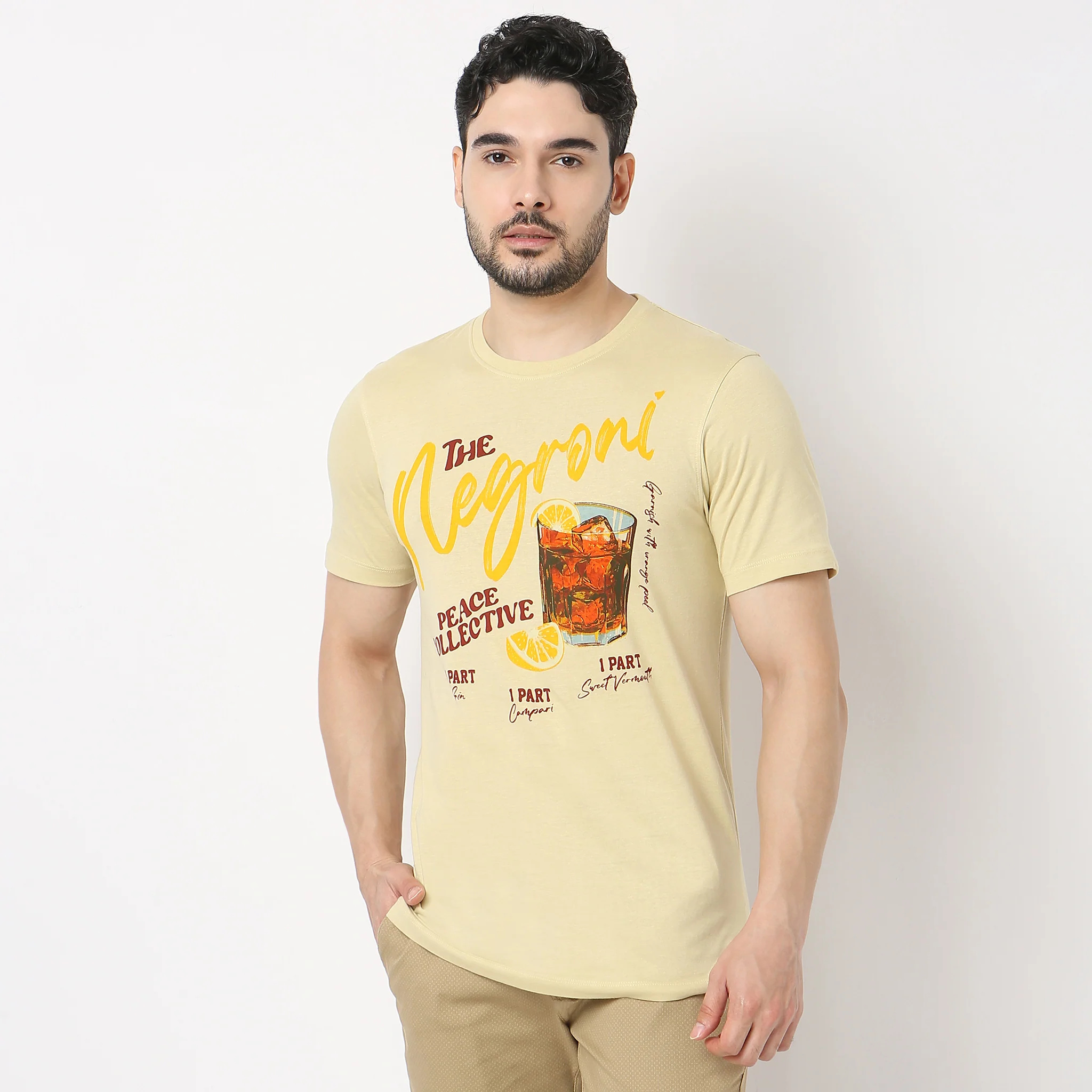Large Graphic Tees - Cotton Jersey Regular Fit T-Shirt - Image 2