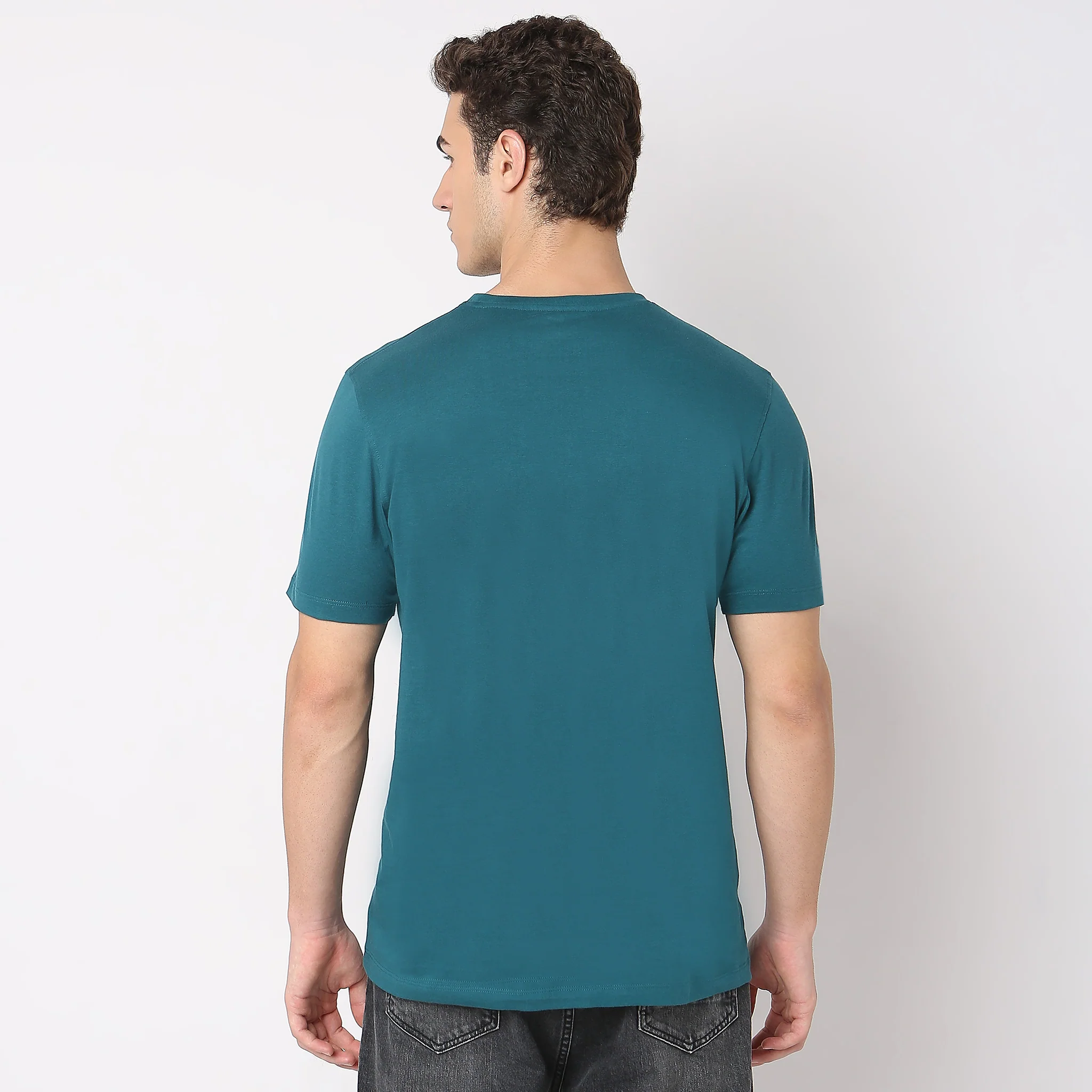 Large Graphic Tees - Cotton Jersey Regular Fit T-Shirt - Image 3