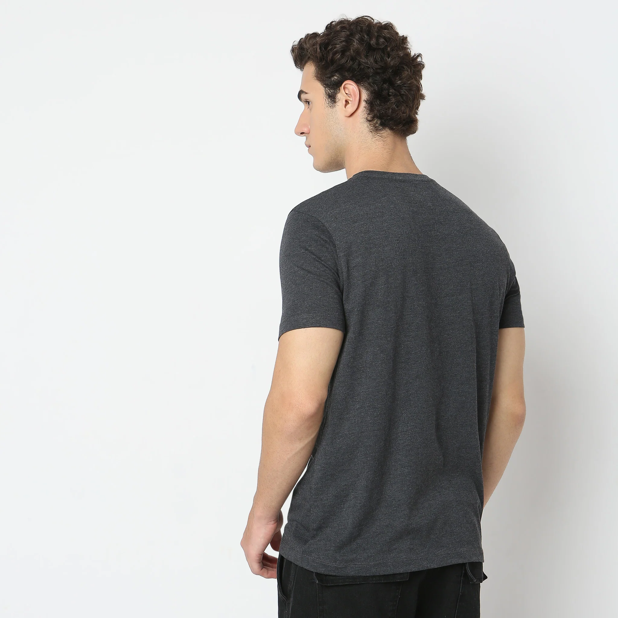 Large Graphic Tees - Cotton Jersey Regular Fit T-Shirt - Image 3