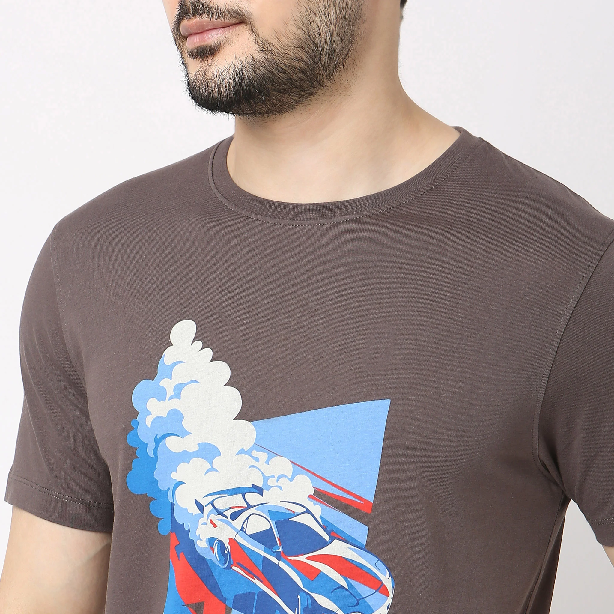 Knitted Graphic T-Shirt - Image 5