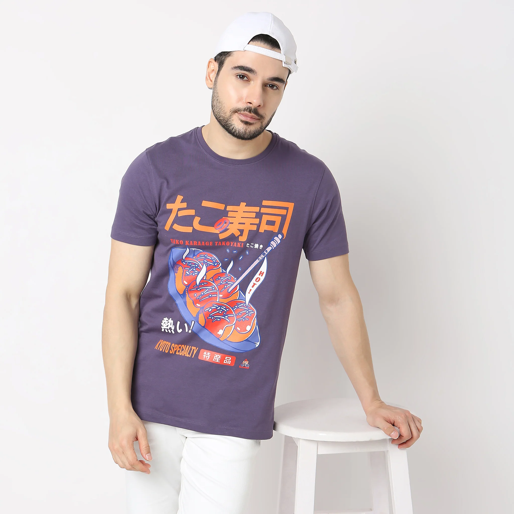 Knitted Graphic T-Shirt - Image 2