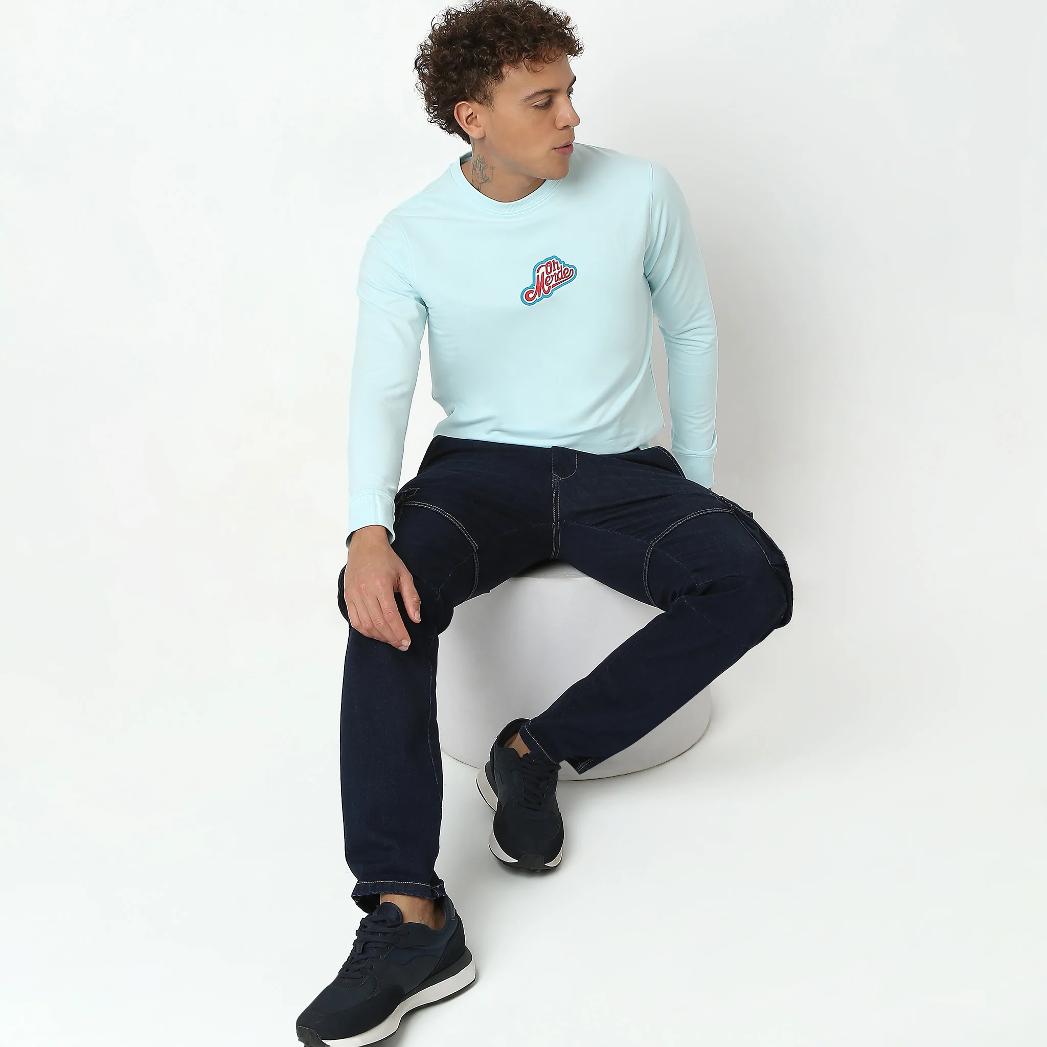 Regular Fit Graphic Sweat Tee