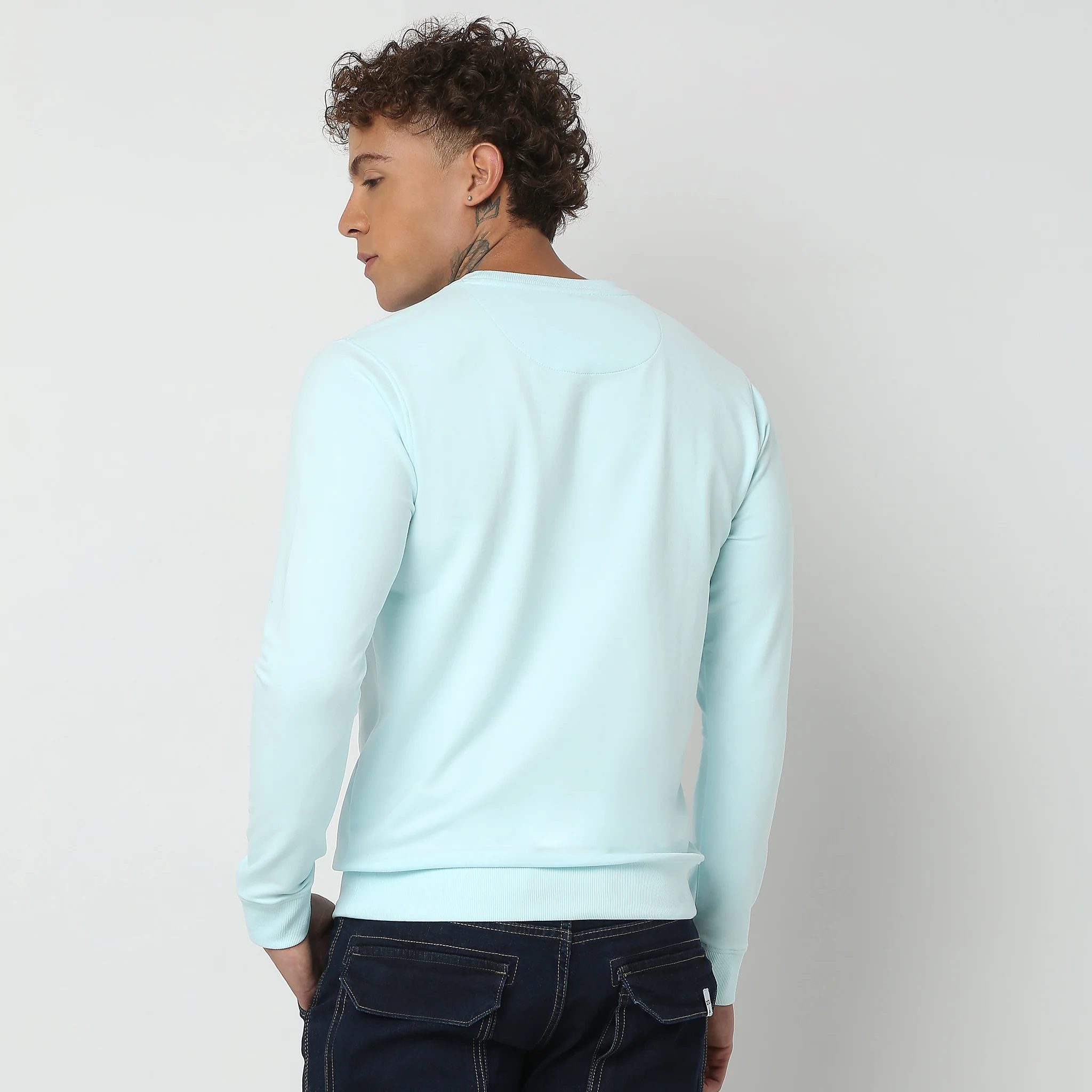 Regular Fit Graphic Sweat Tee - Image 3