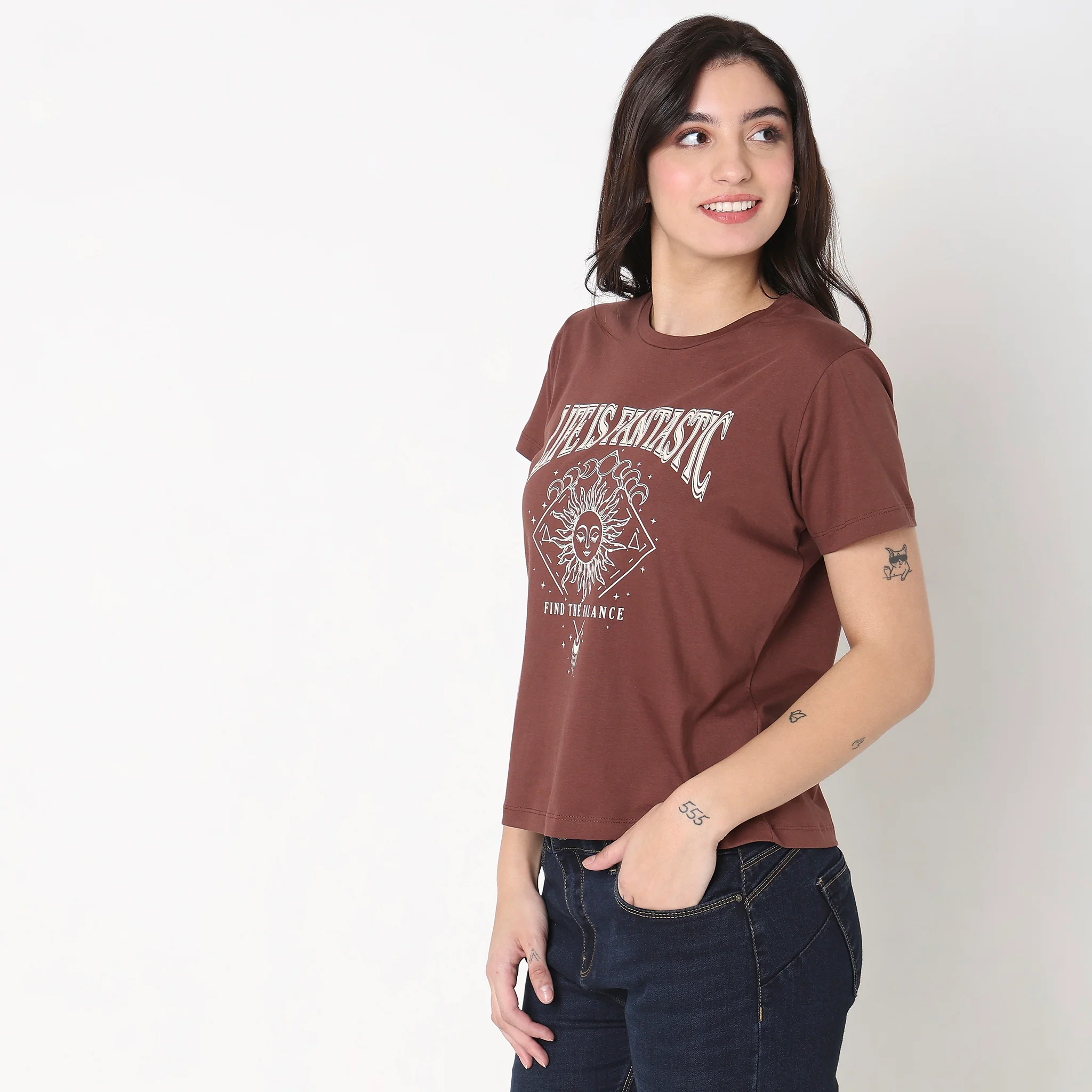Regular Fit Graphic T-Shirt - Image 5