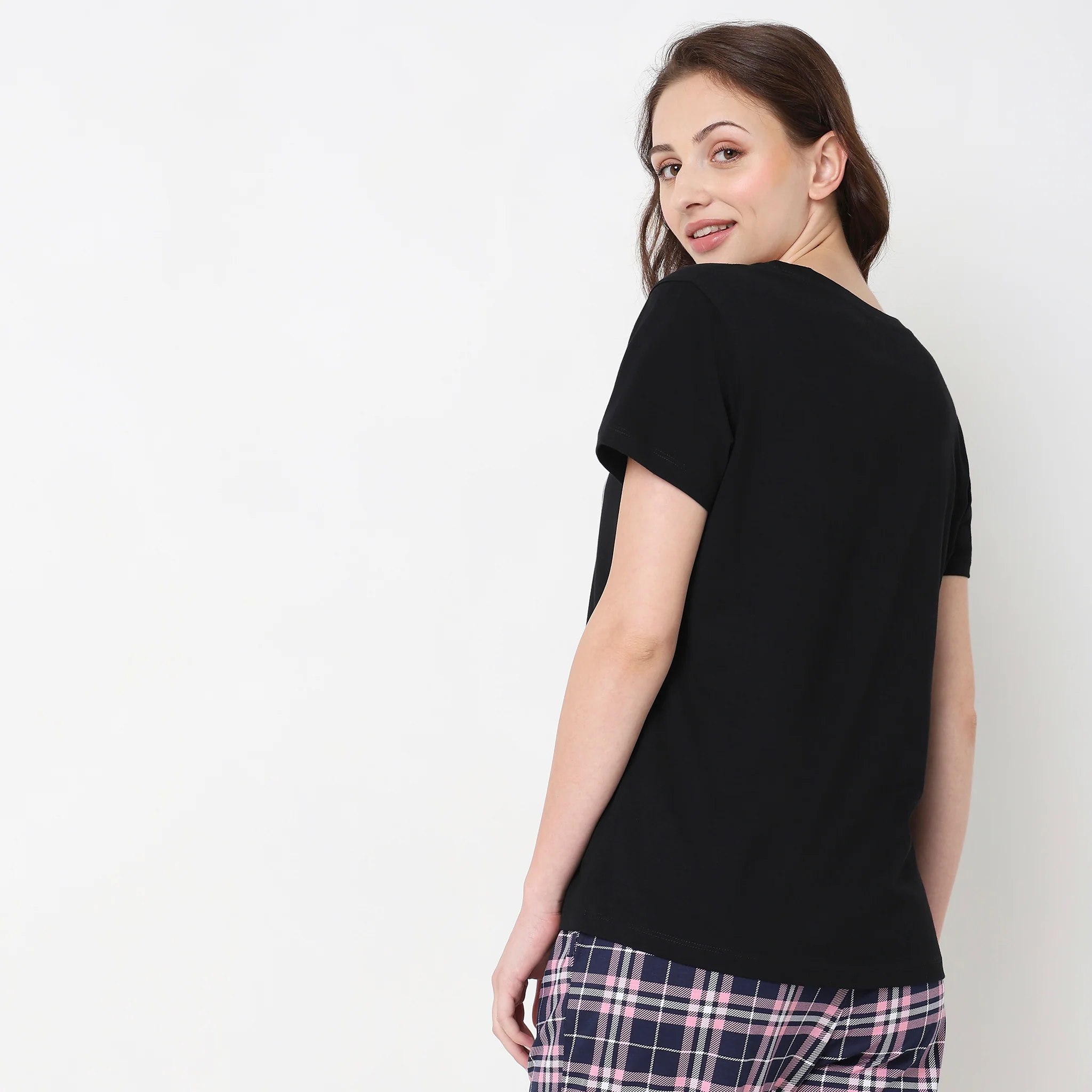 Knitted Graphic Lounge T-Shirt - Image 3