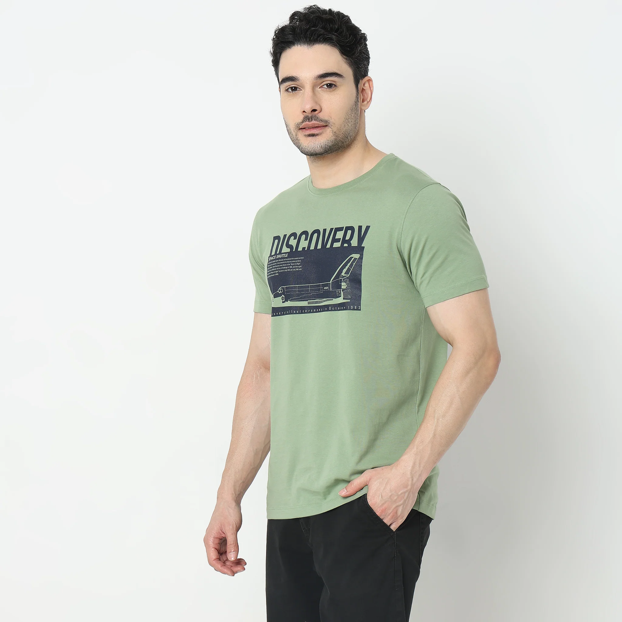 Regular Fit Graphic T-Shirt - Image 2