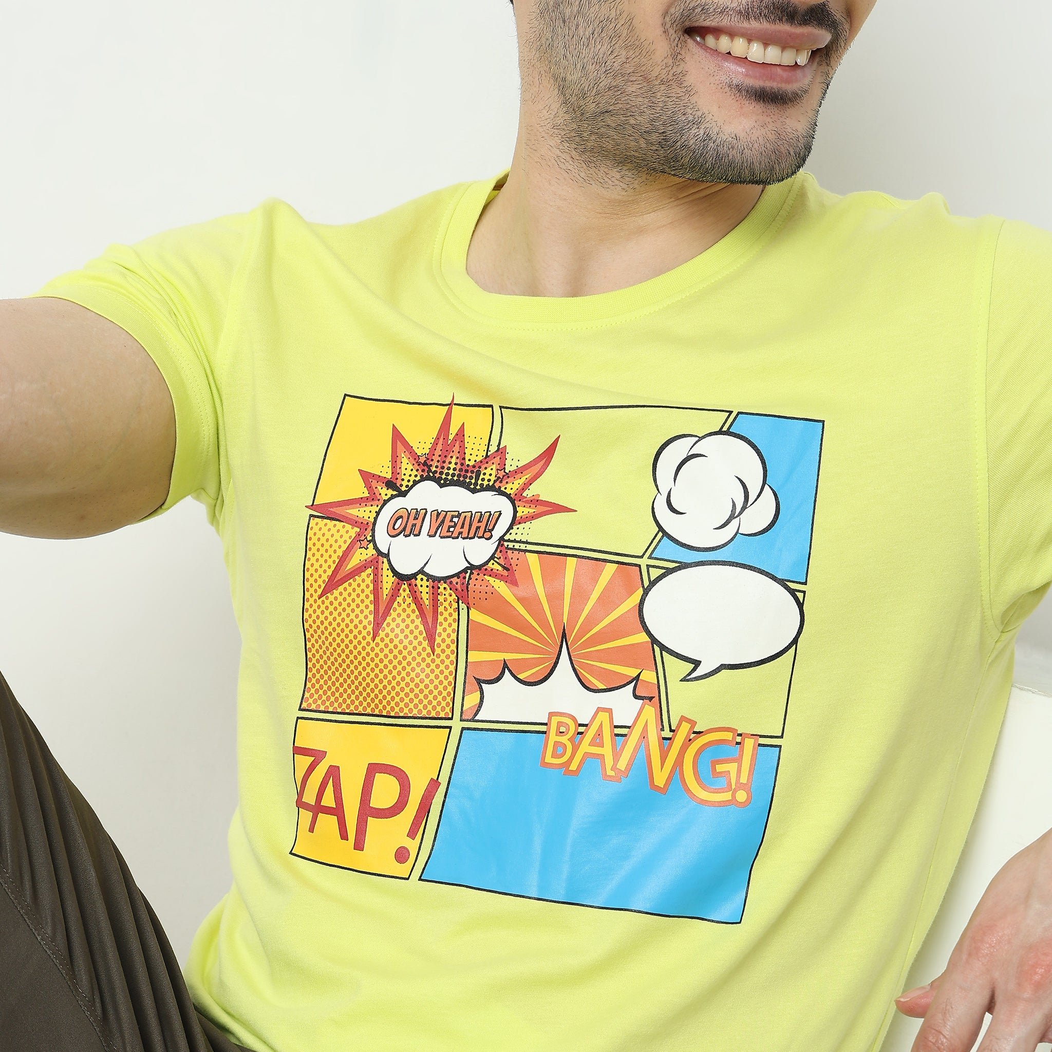 Large Graphic Tees - Cotton Jersey Regular Fit T-Shirt - Image 5