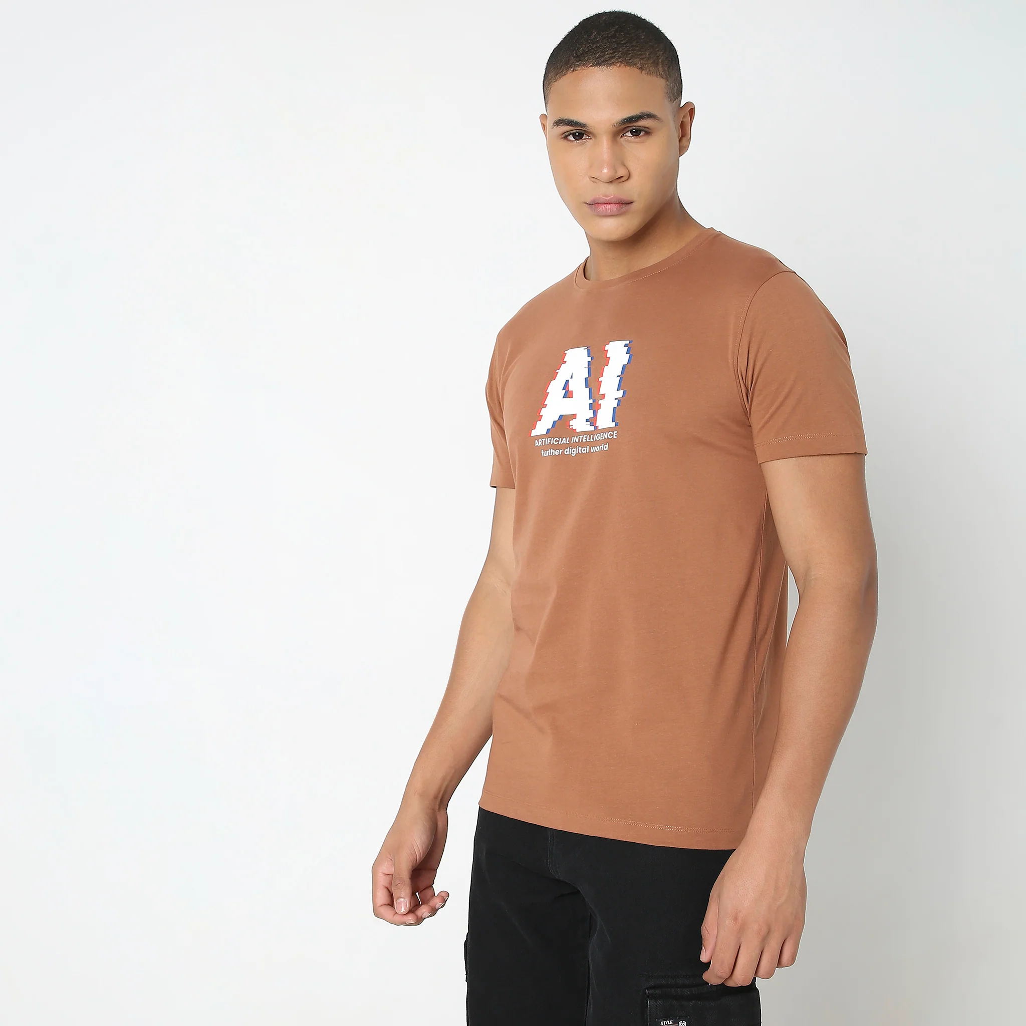 Regular Fit Graphic T-Shirt - Image 5