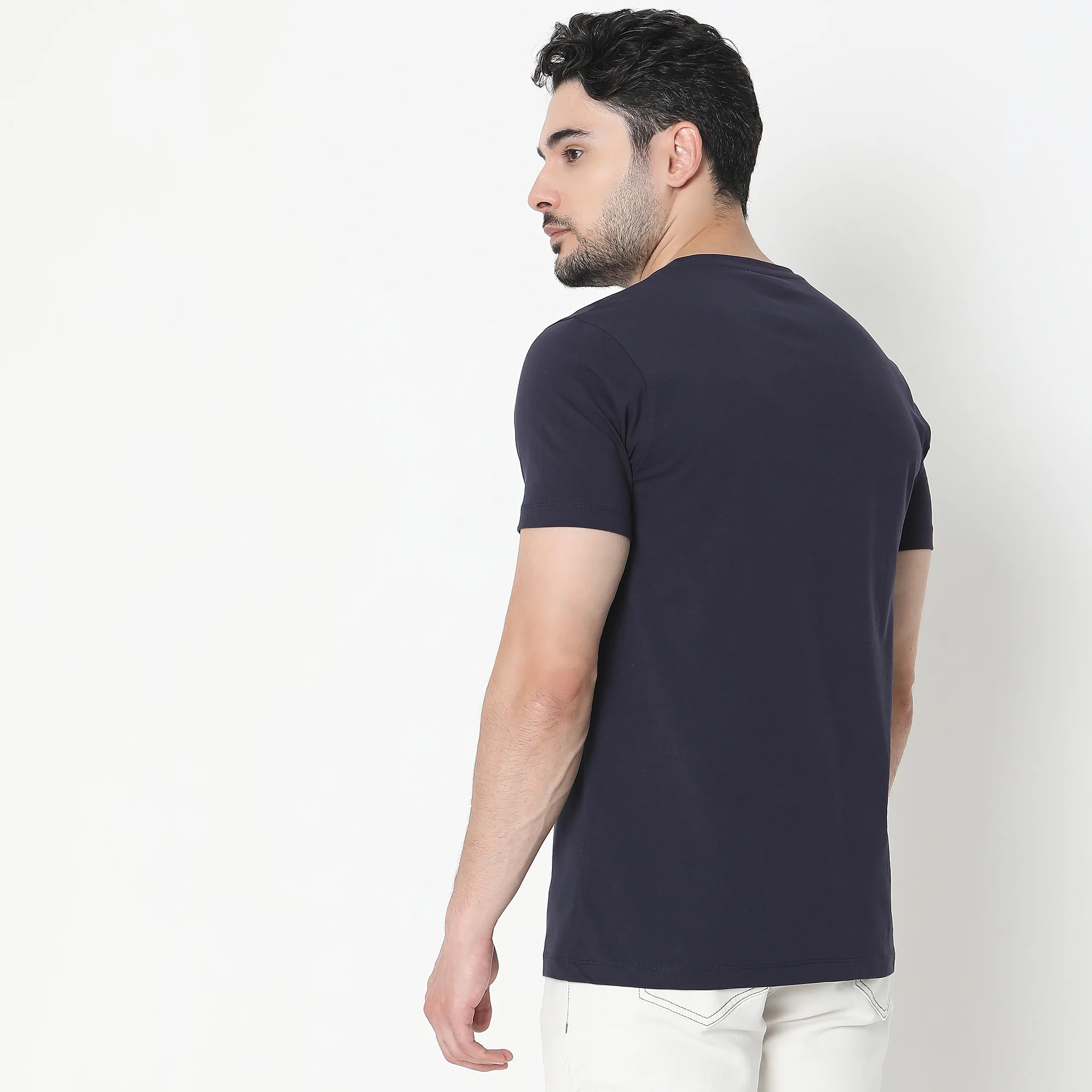 Large Graphic Tees - Cotton Jersey Regular Fit T-Shirt - Image 3