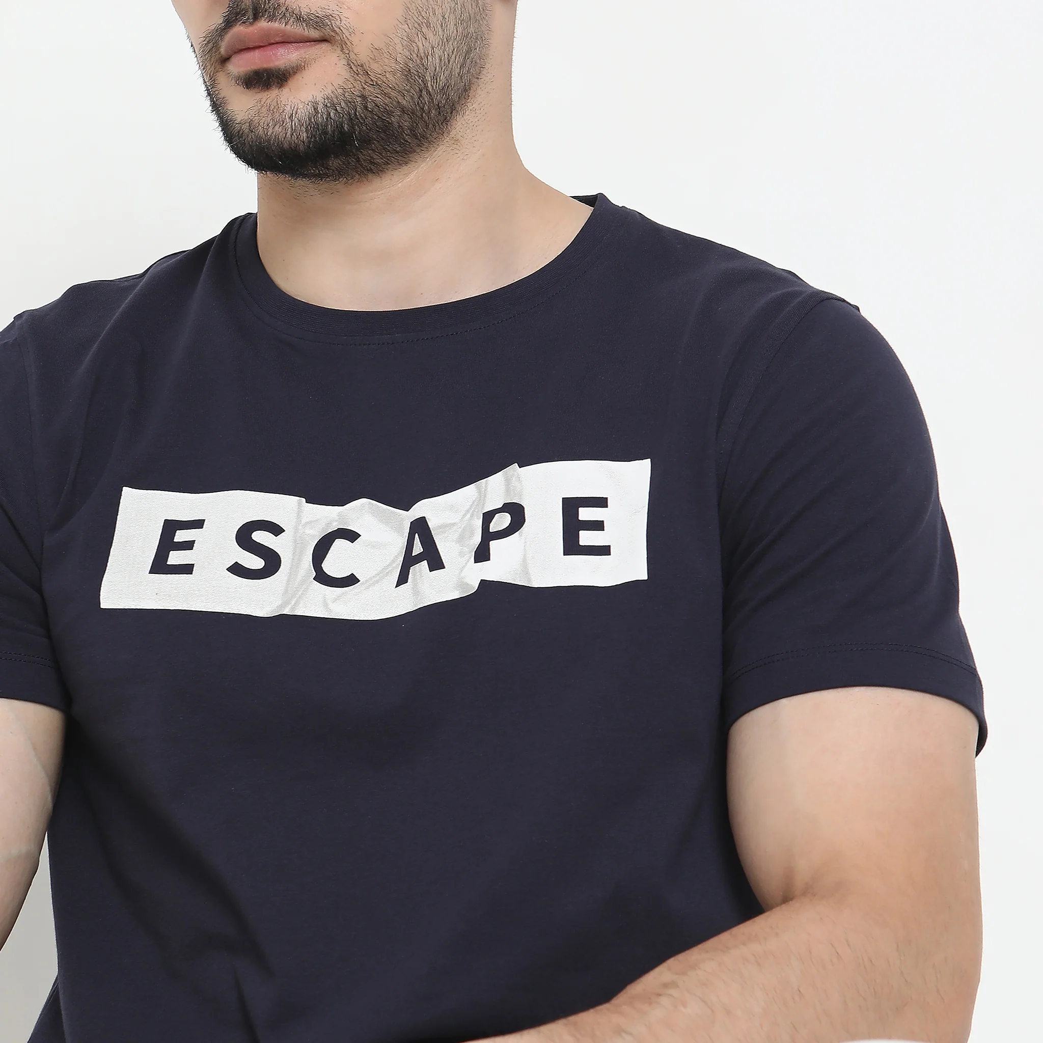 Large Graphic Tees - Cotton Jersey Regular Fit T-Shirt - Image 4