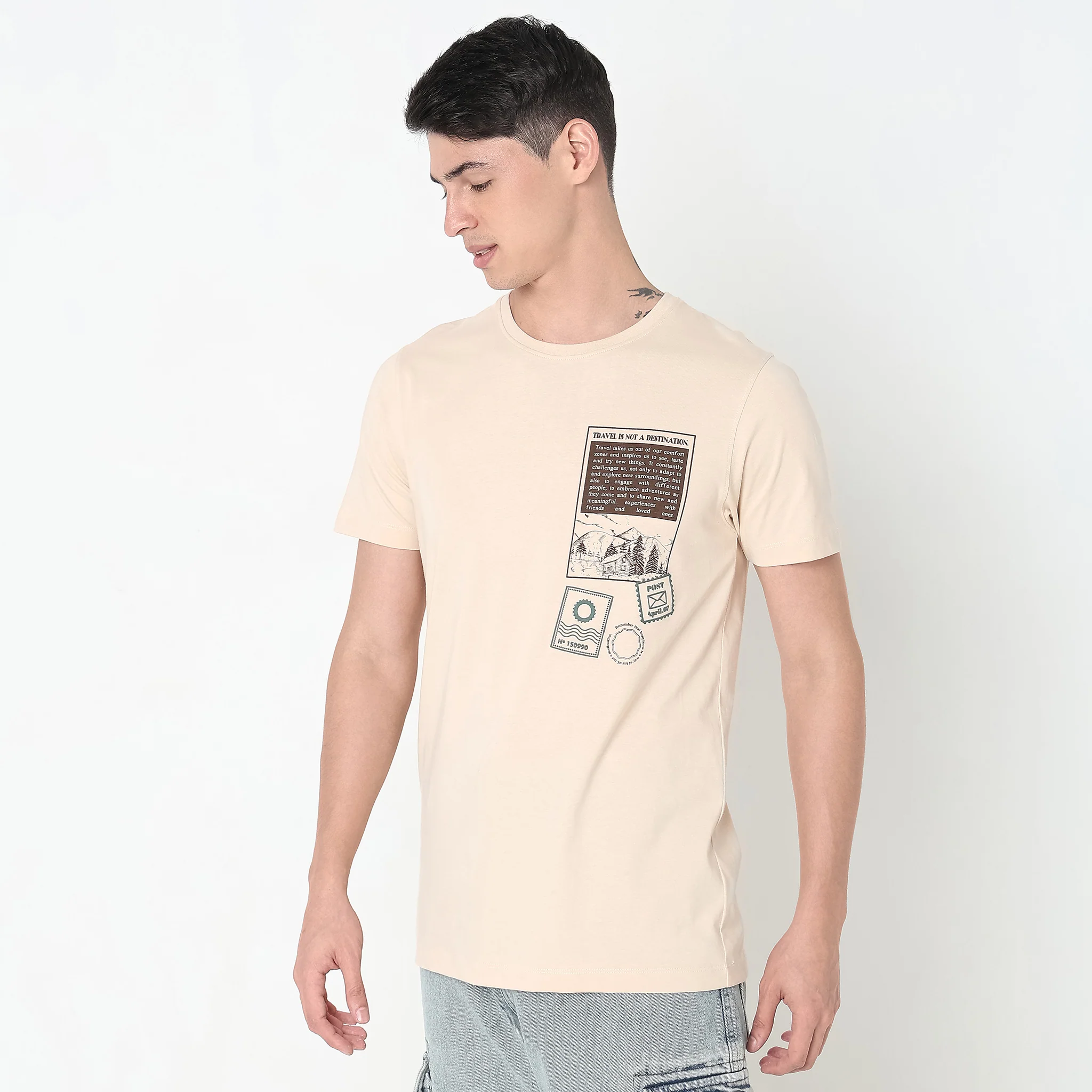 Regular Fit Graphic T-Shirt - Image 5