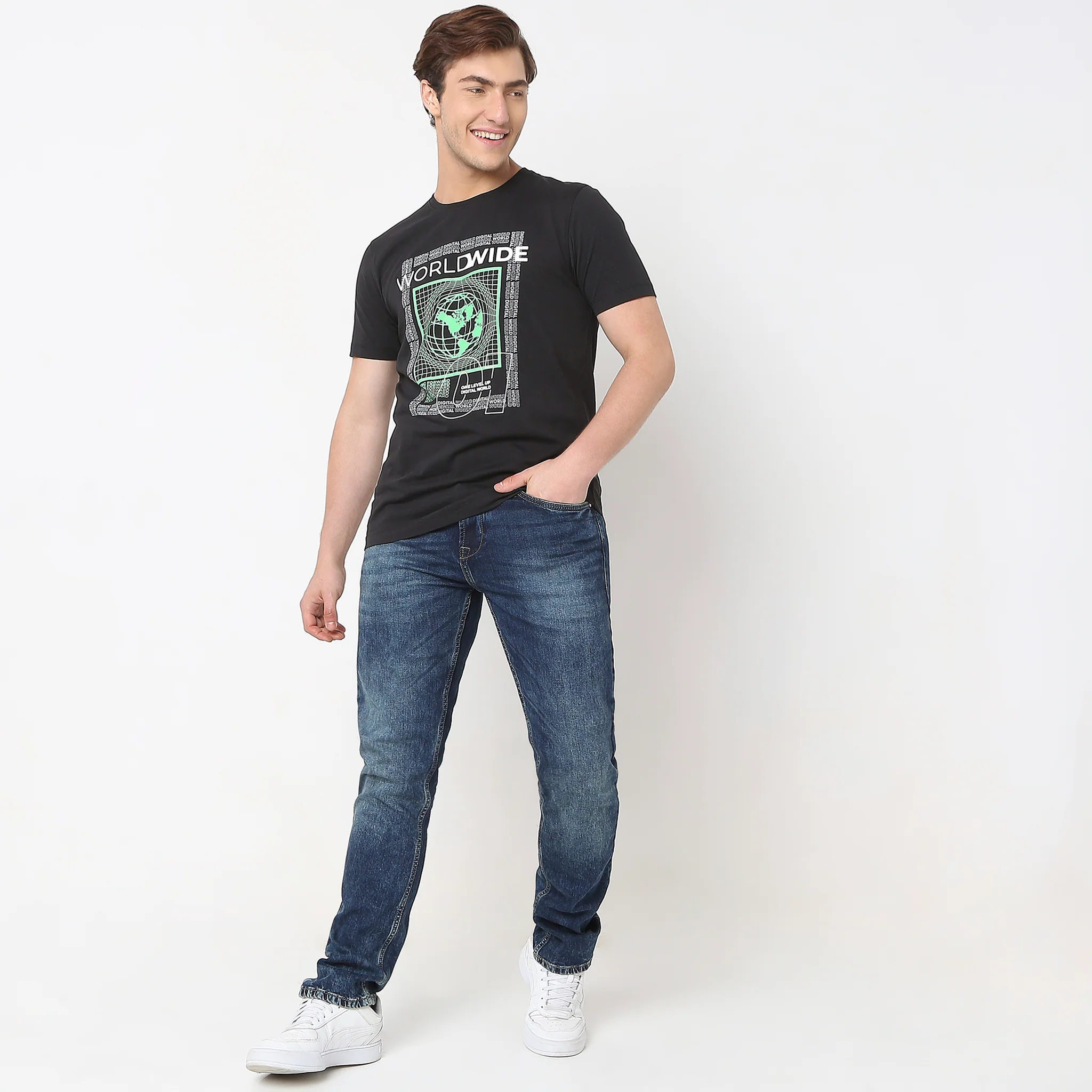 Regular Fit Graphic T-Shirt - Image 6