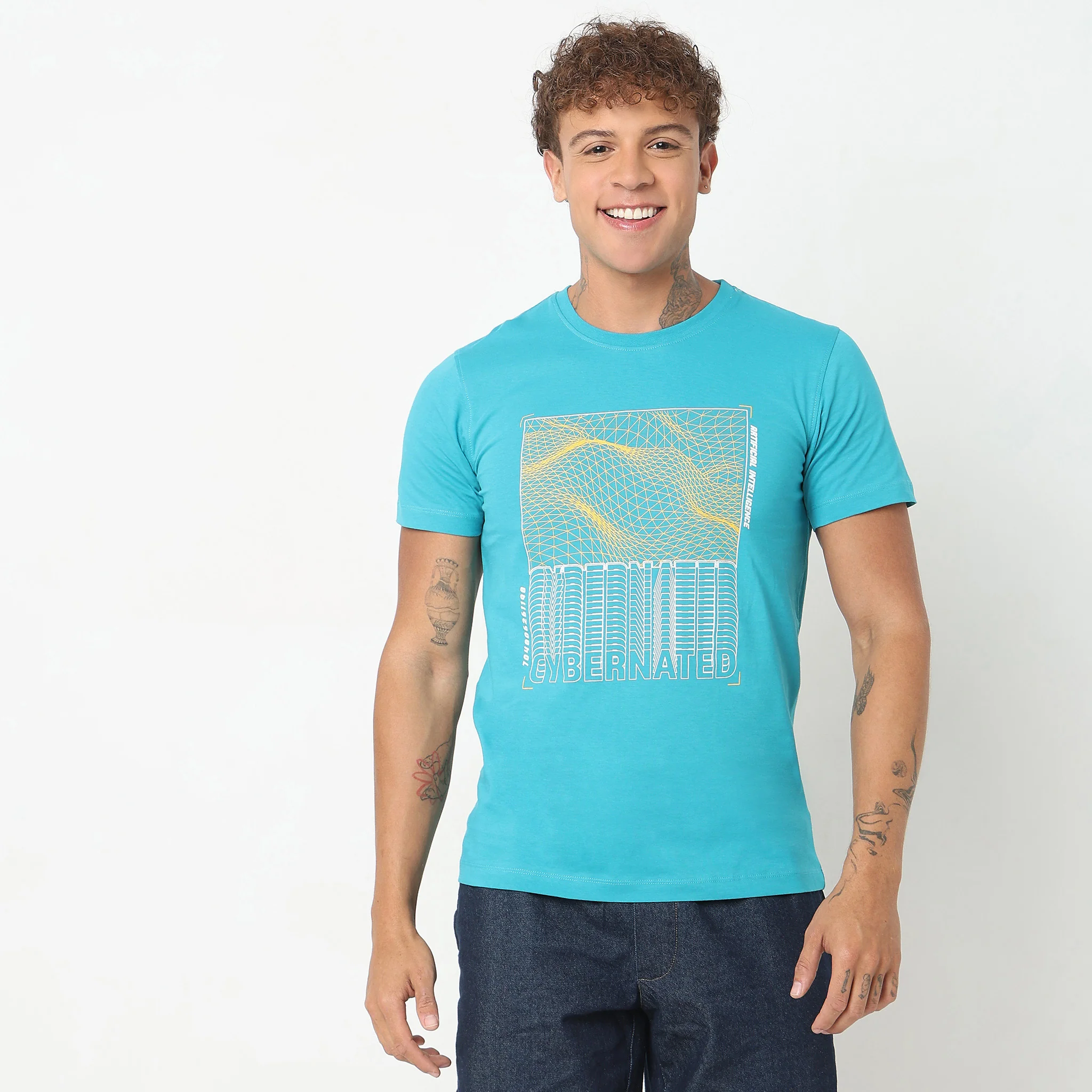 Graphic Tees - Cotton Jersey Regular Fit T-Shirt - Image 2