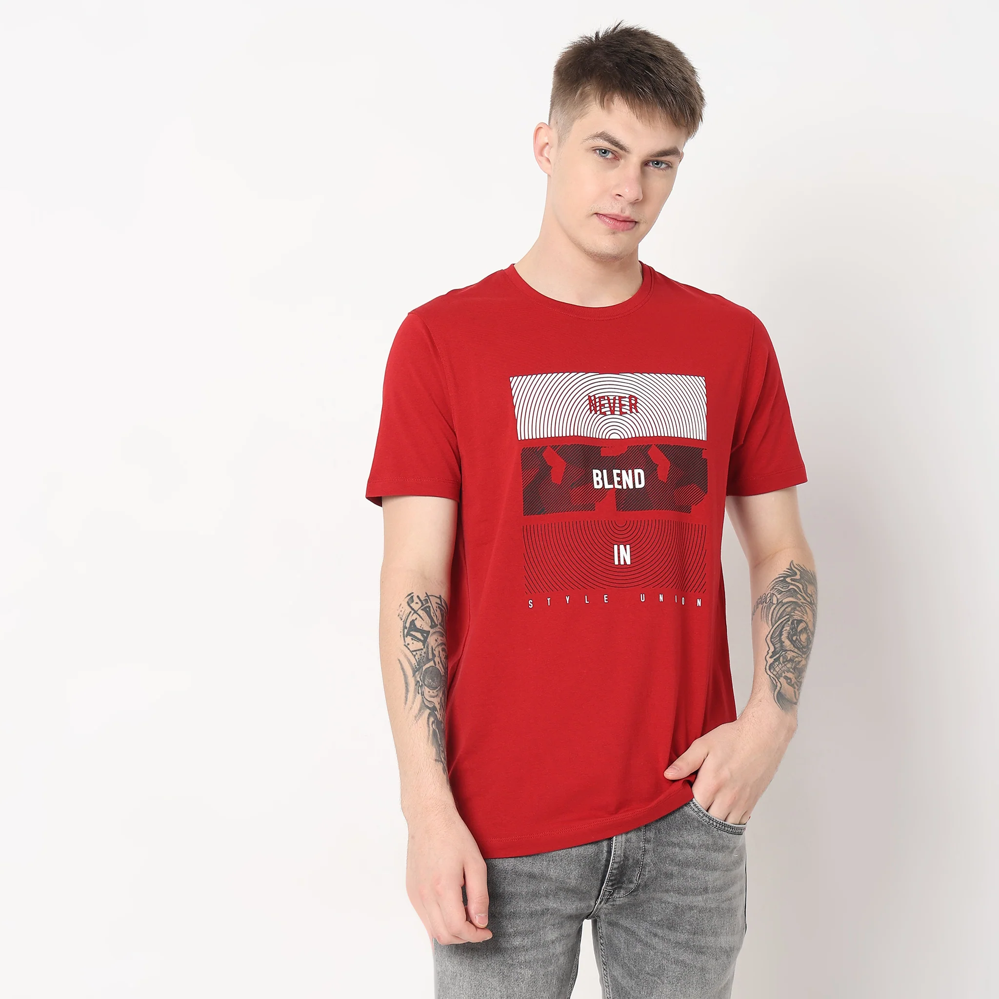 Regular Fit Graphic T-Shirt - Image 2