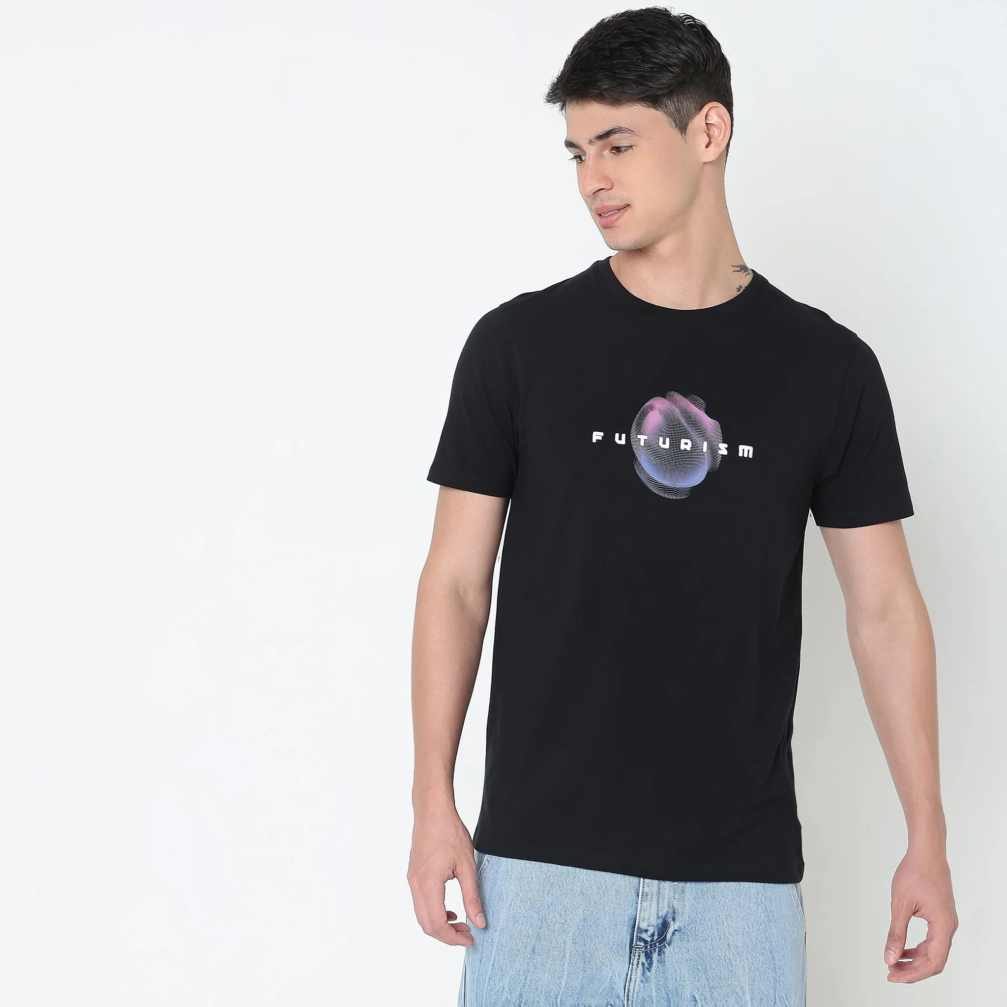 Regular Fit Graphic T-Shirt - Image 2