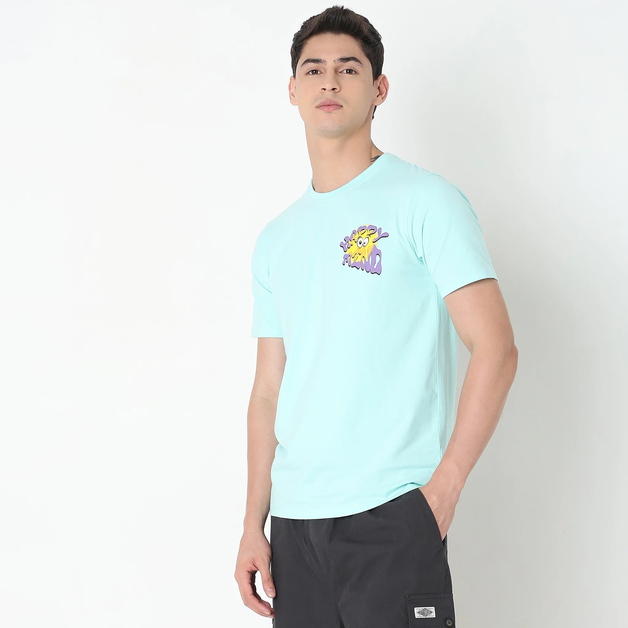 Knitted Graphic T-Shirt - Image 4