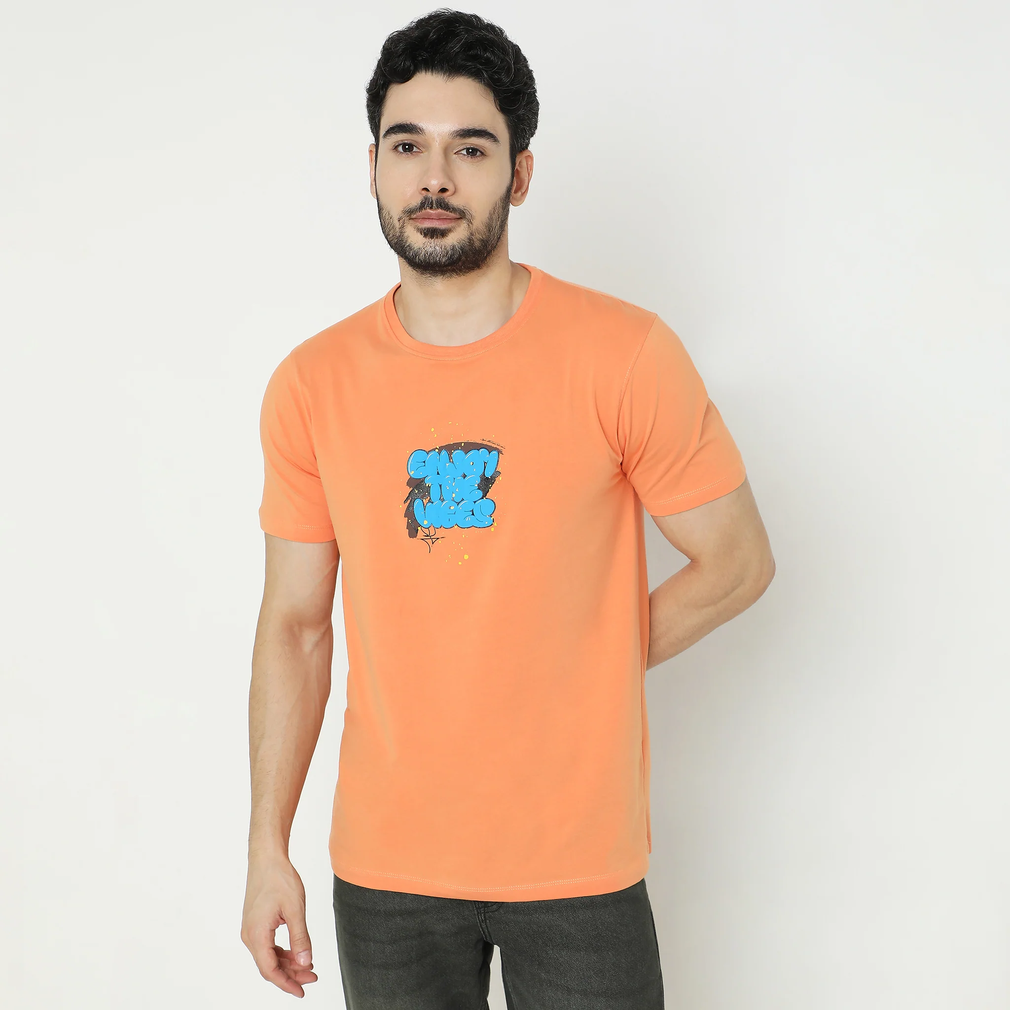 Knitted Graphic T-Shirt - Image 2