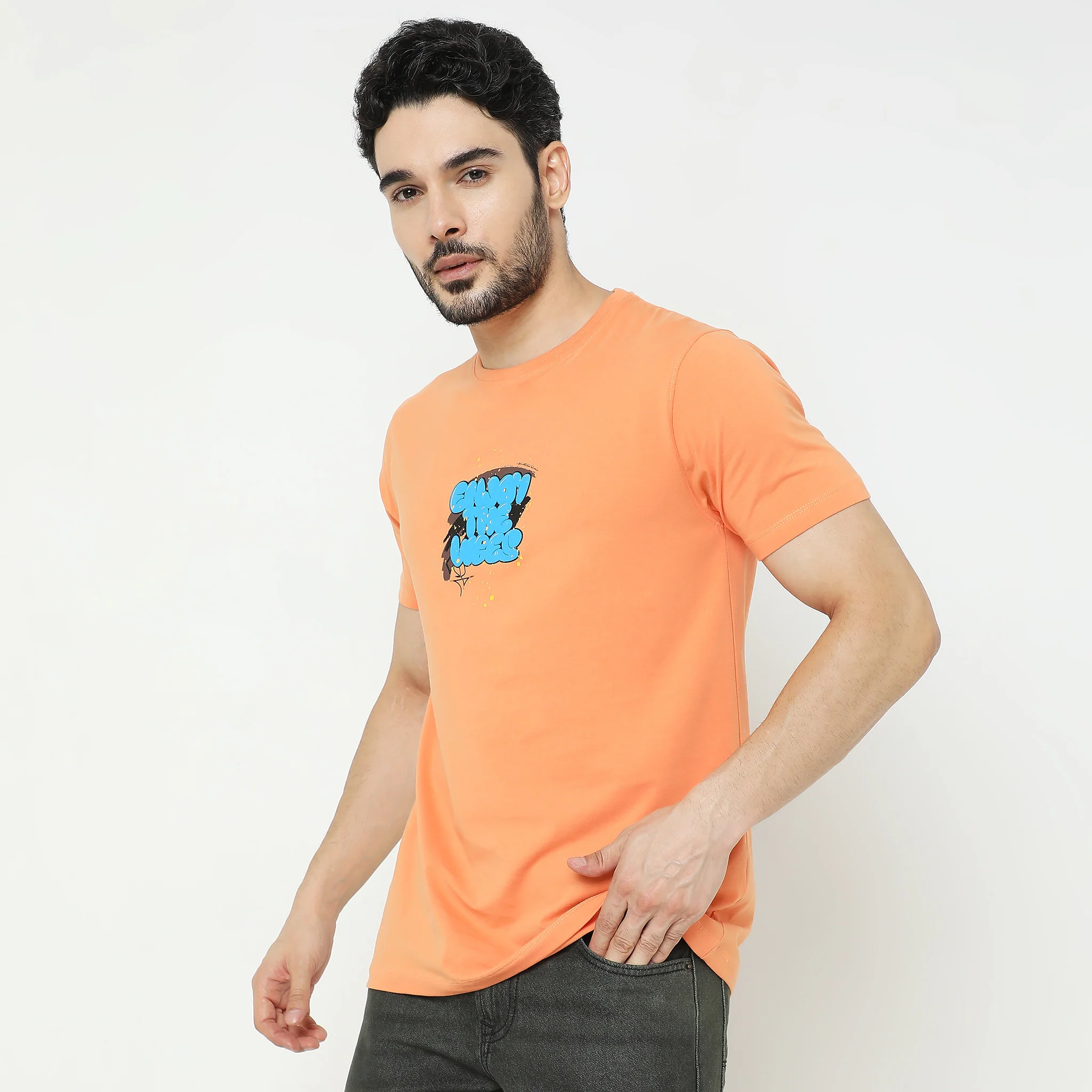 Knitted Graphic T-Shirt - Image 4