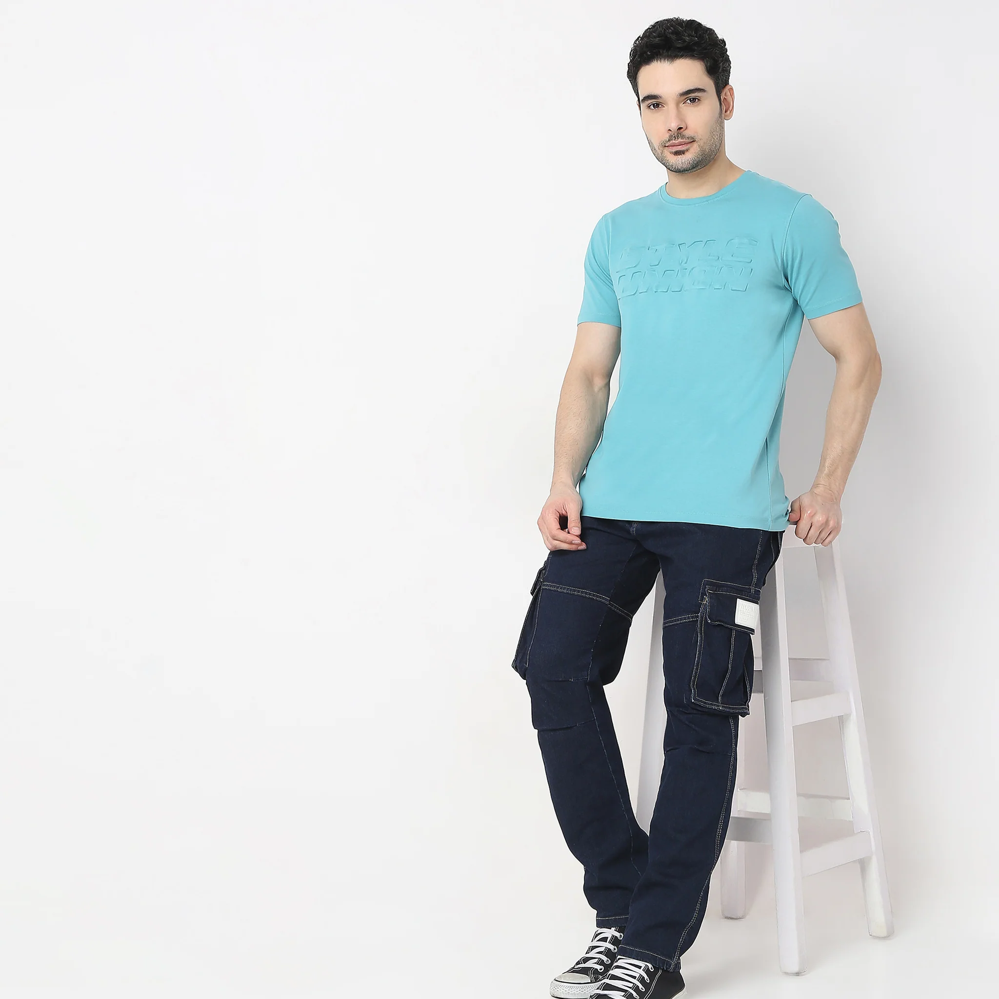 Knitted Graphic T-Shirt