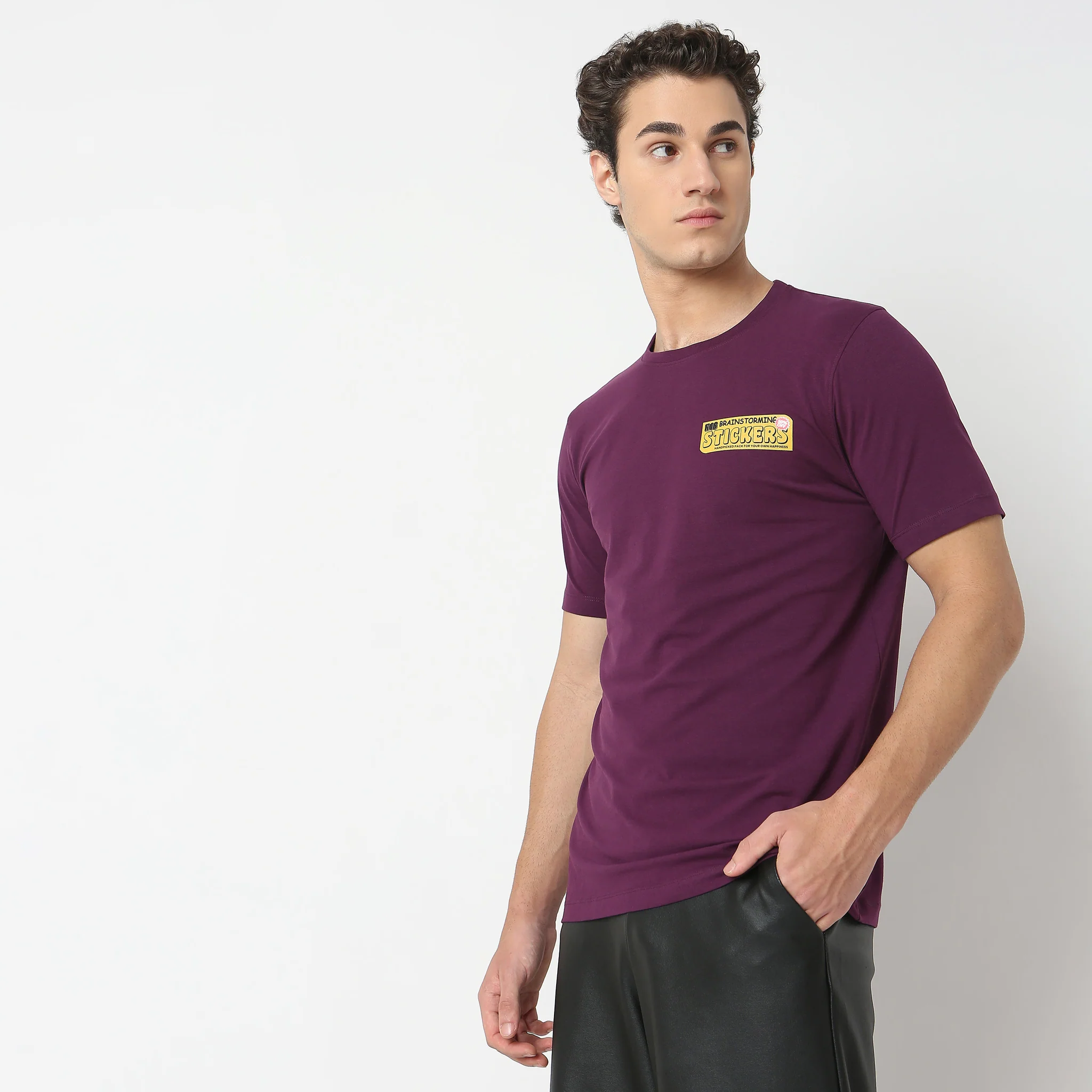 Large Graphic Front & Back Tees - Cotton With E-Fast® Stretch Jersey - Regular Fit T-Shirt - Image 4