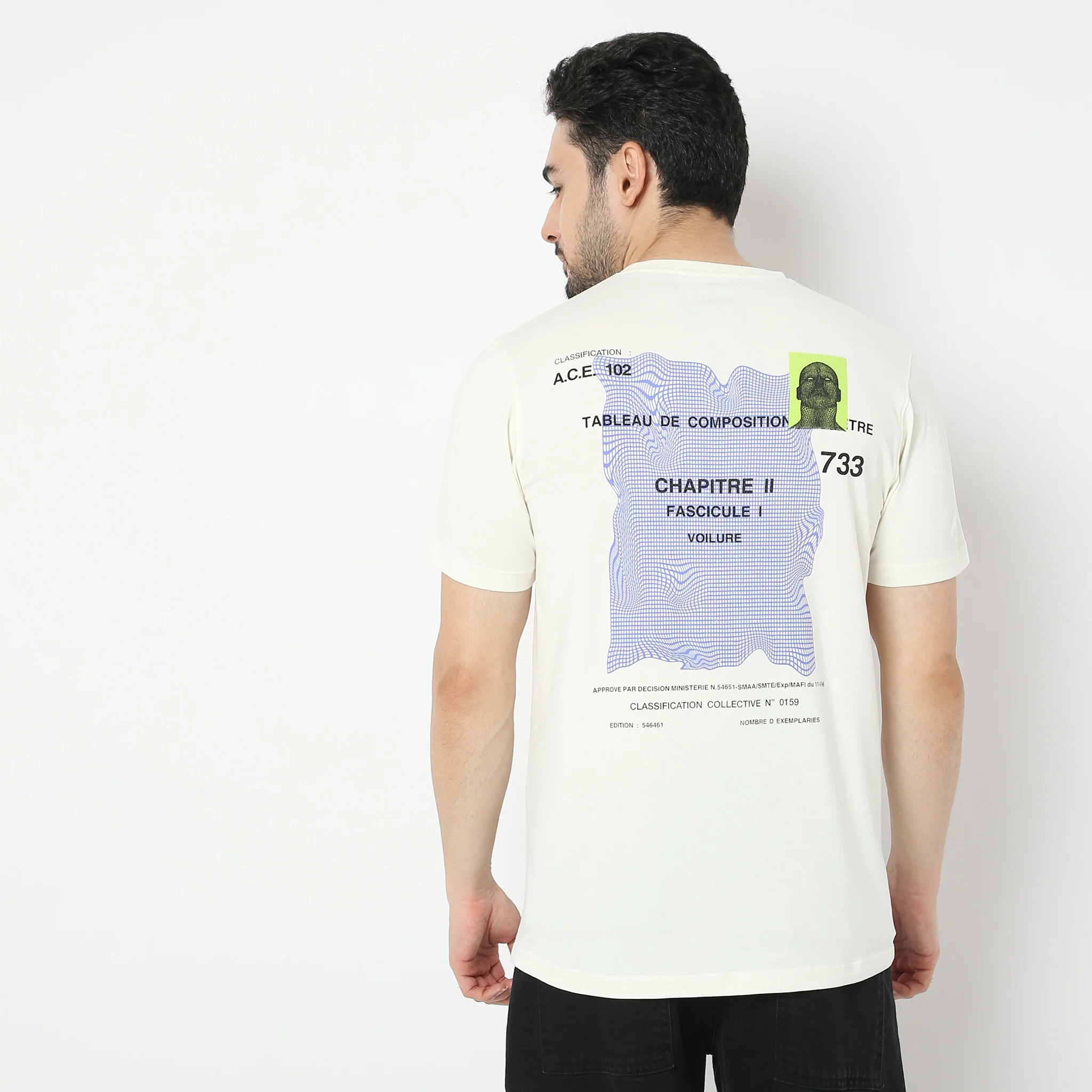 Large Graphic Front & Back Tees - Cotton With E-Fast® Stretch Jersey - Regular Fit T-Shirt - Image 3