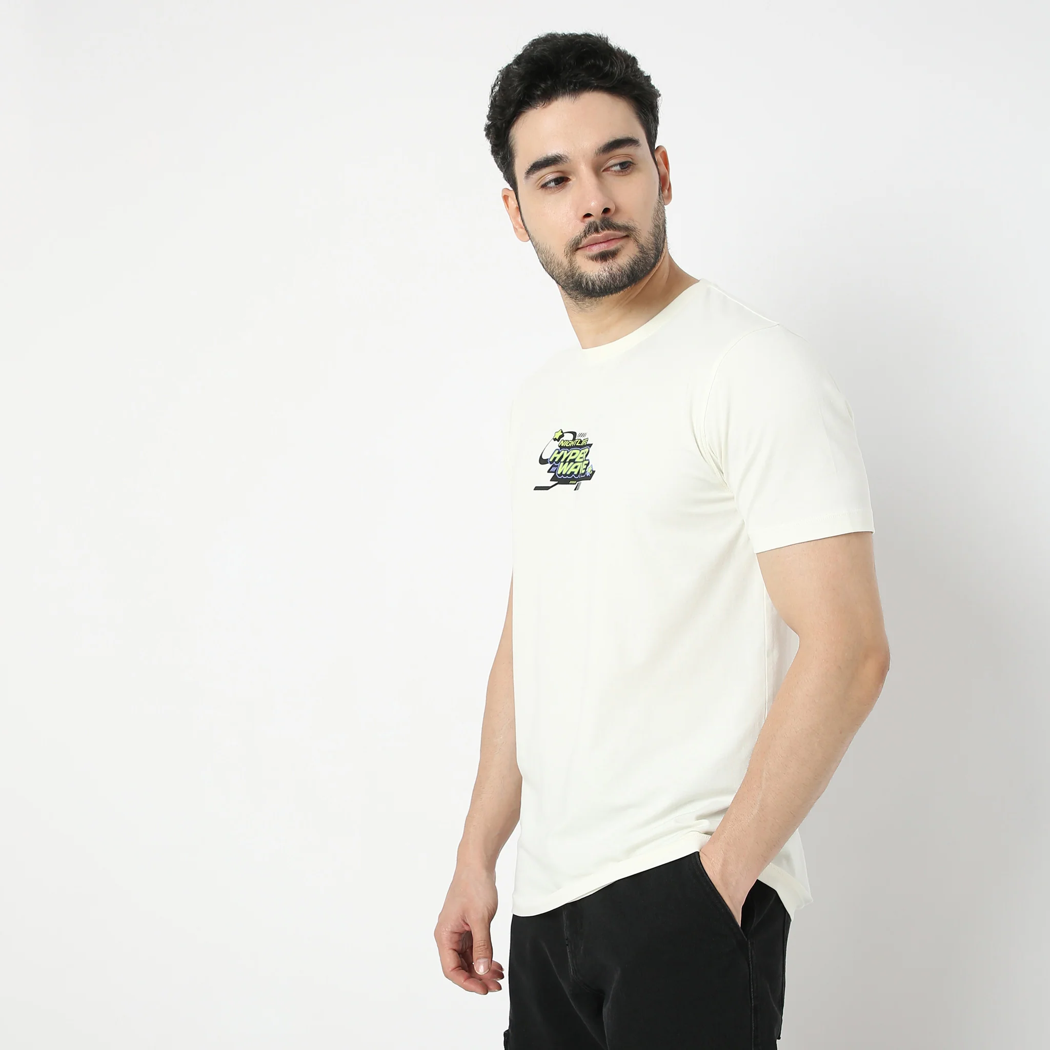 Large Graphic Front & Back Tees - Cotton With E-Fast® Stretch Jersey - Regular Fit T-Shirt - Image 4